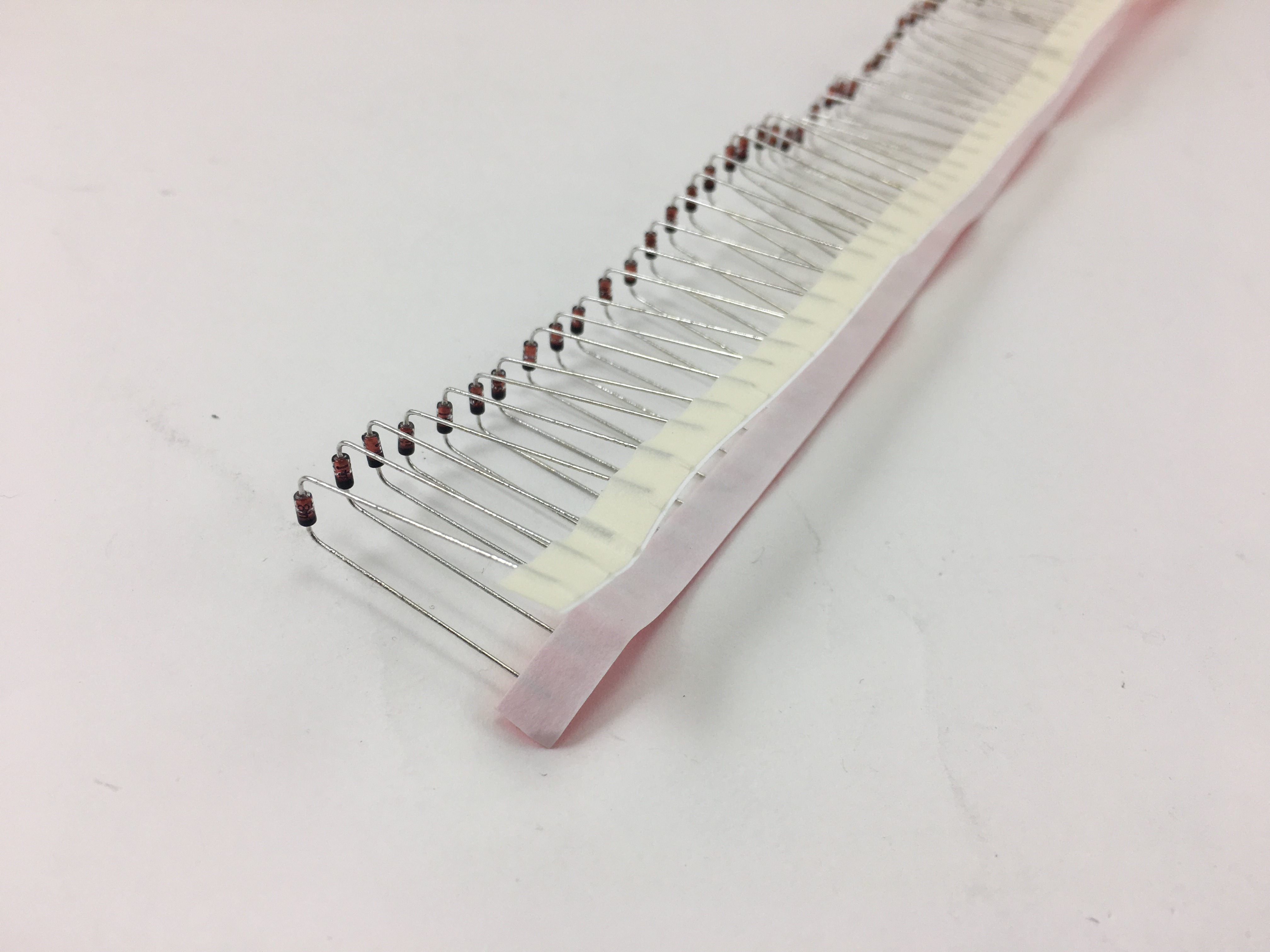 Strip of Bent Diodes