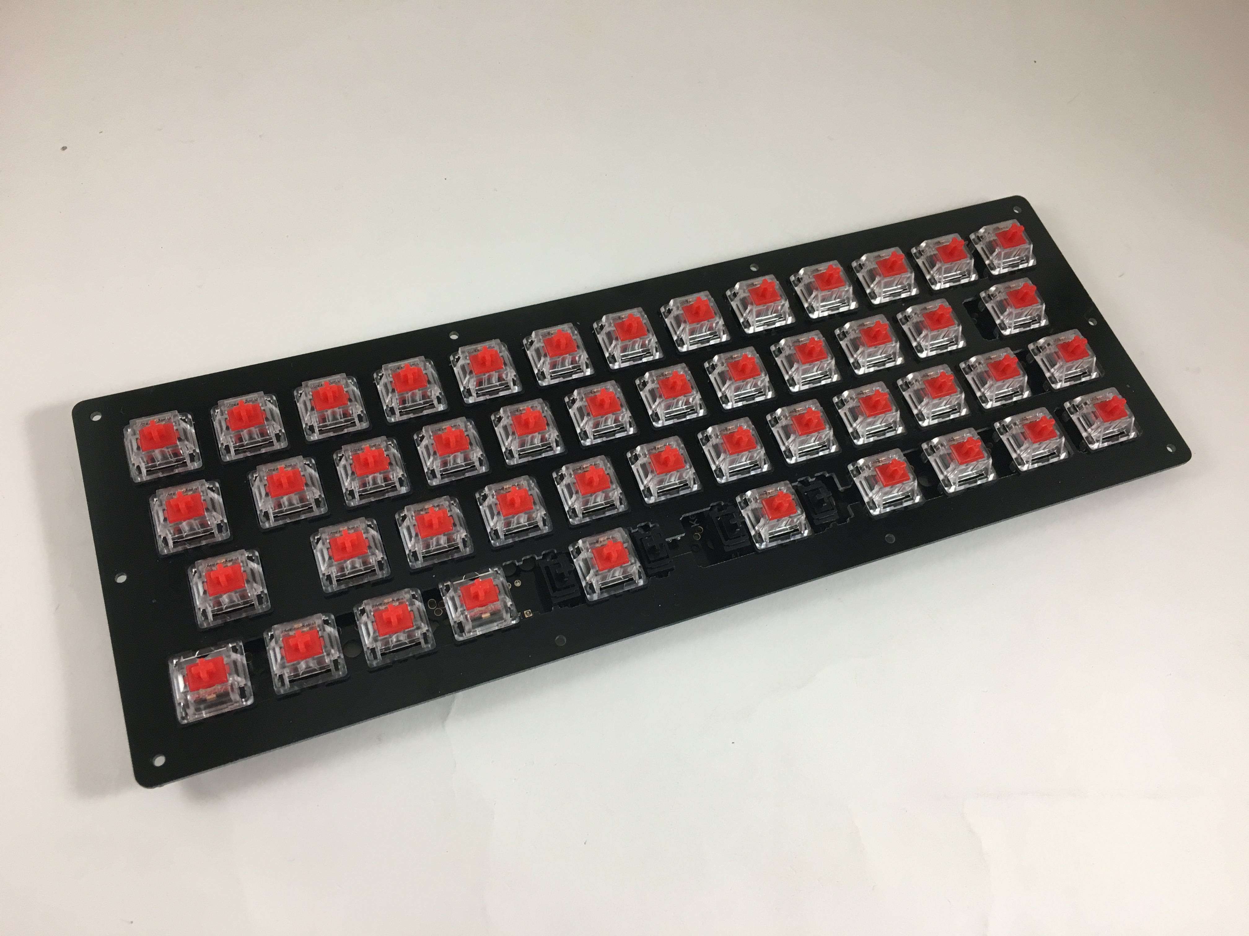All Switches Installed in Plate