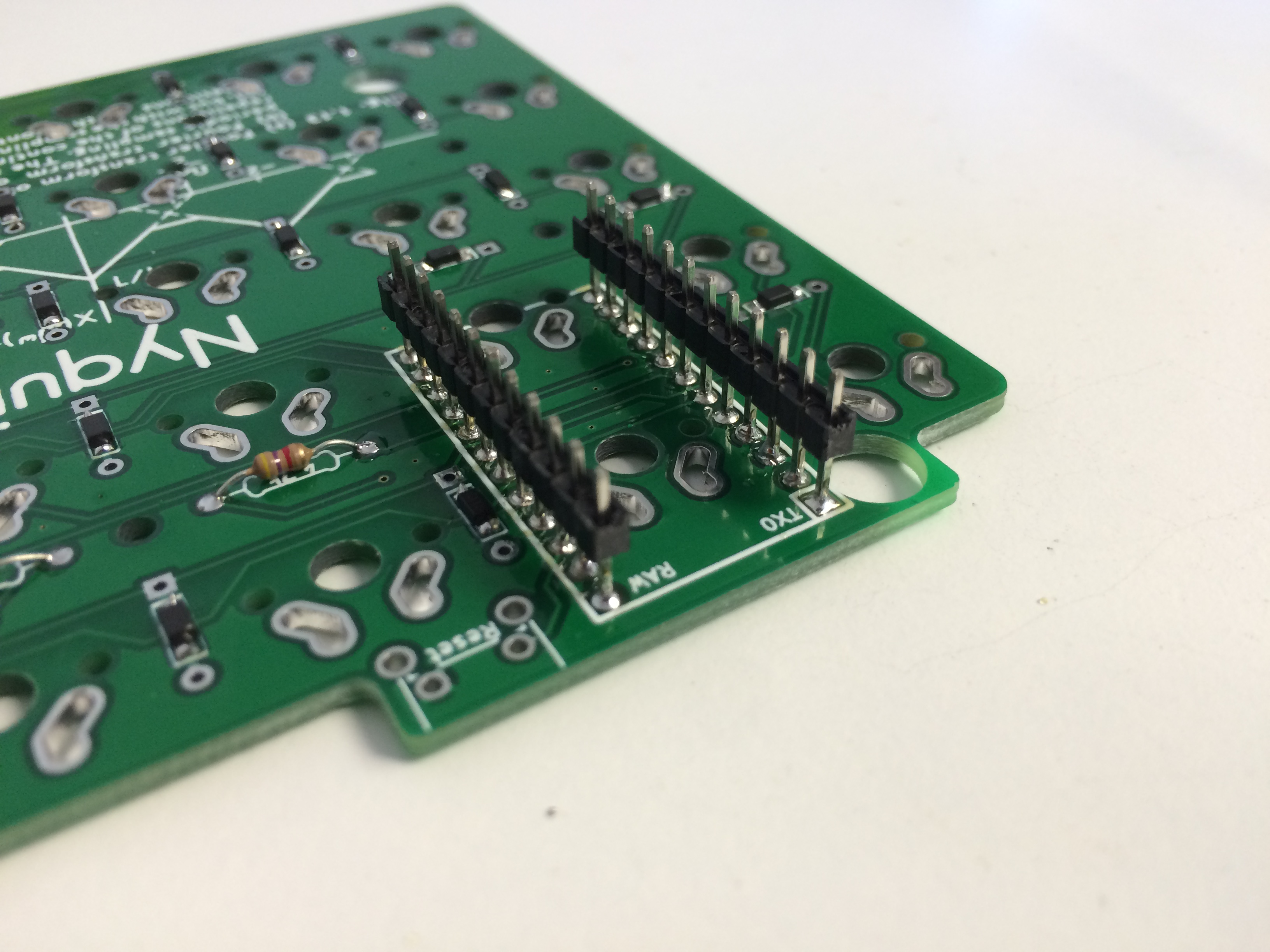 Header Pins Upside Down on PCB
