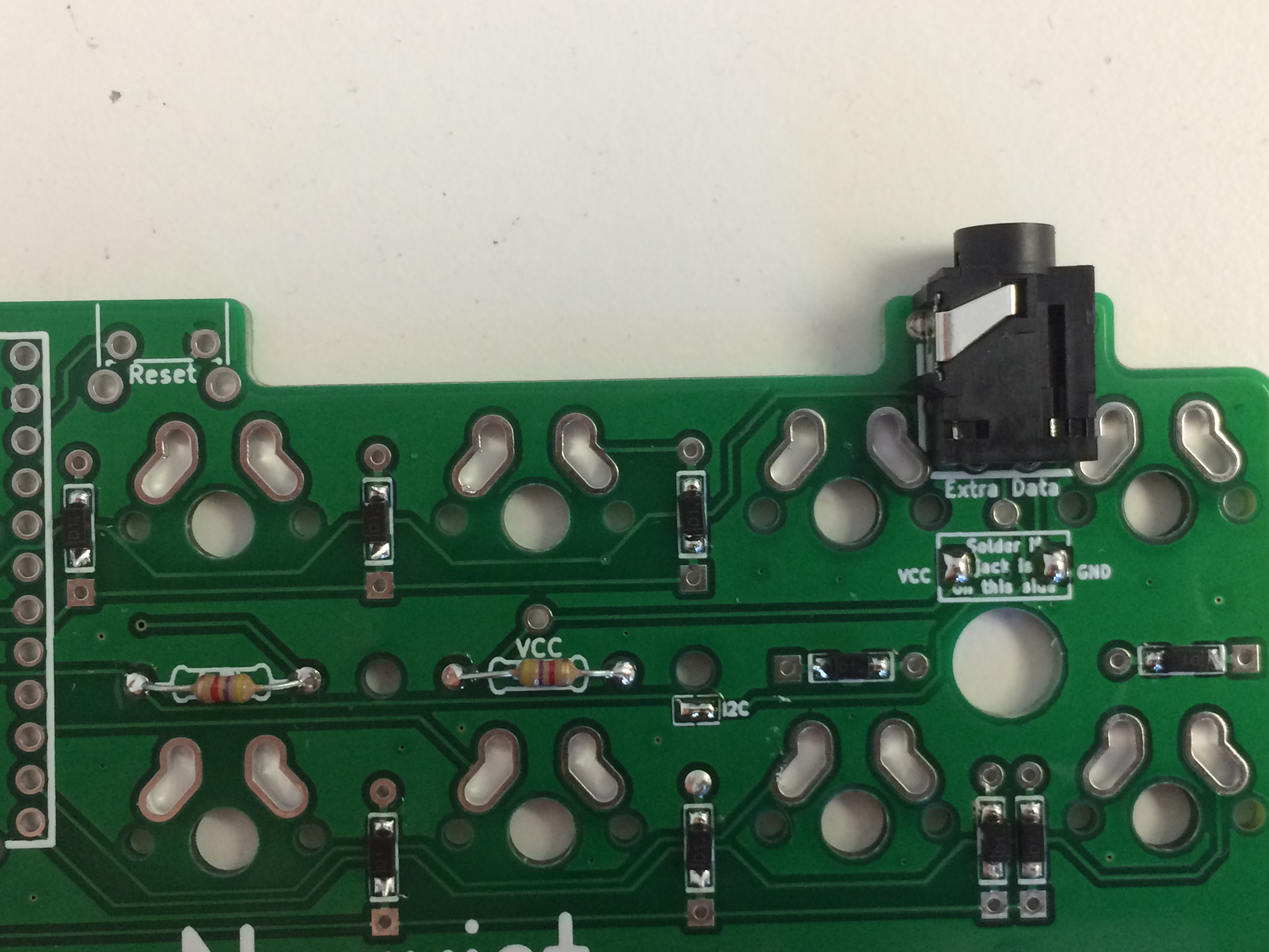 I2C Jumper Soldered on PCB