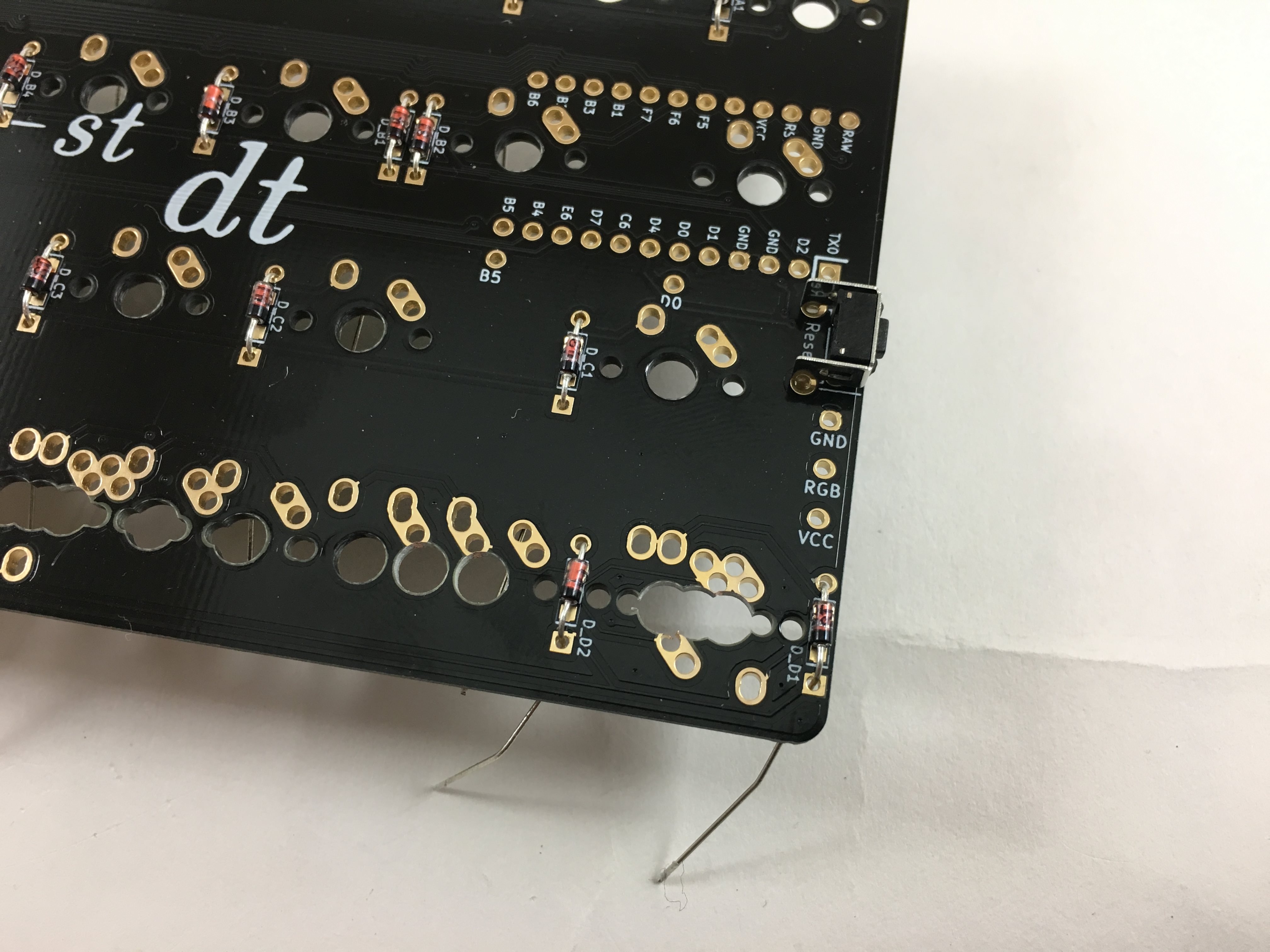 Reset Switch and Diodes Added