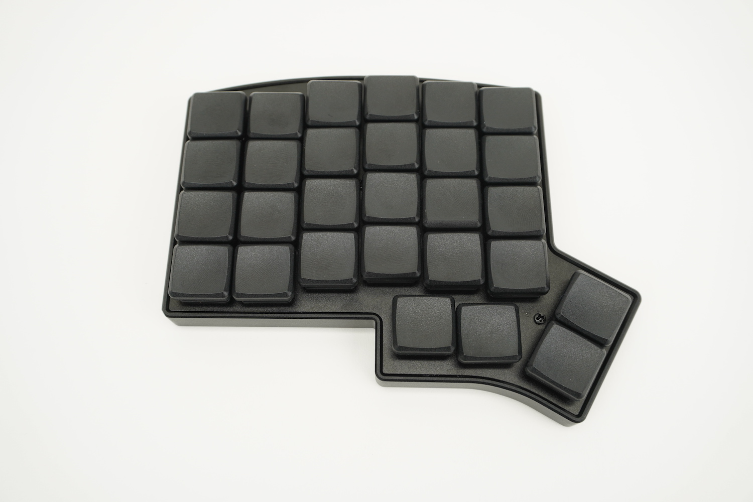 Keycaps added to switches