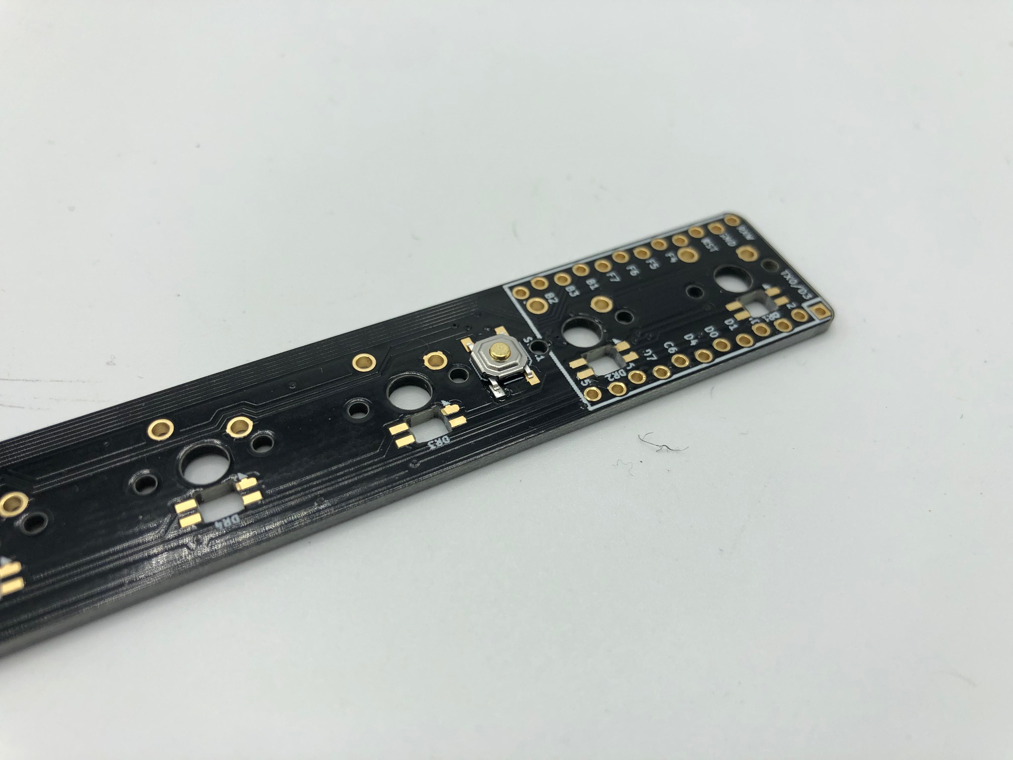 Reset Button First Pin Soldered