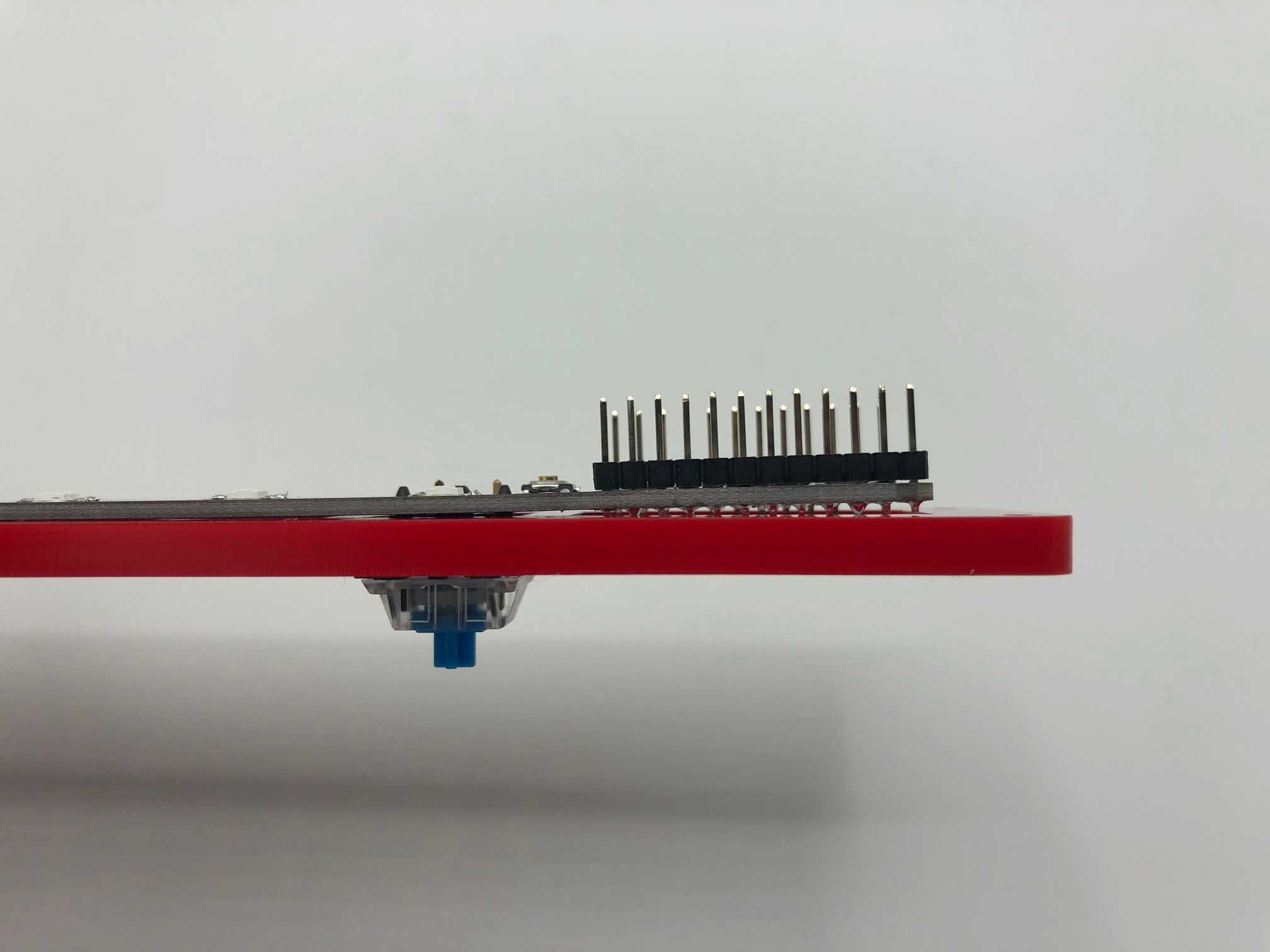 Header Pins Sticking Through Switch Plate