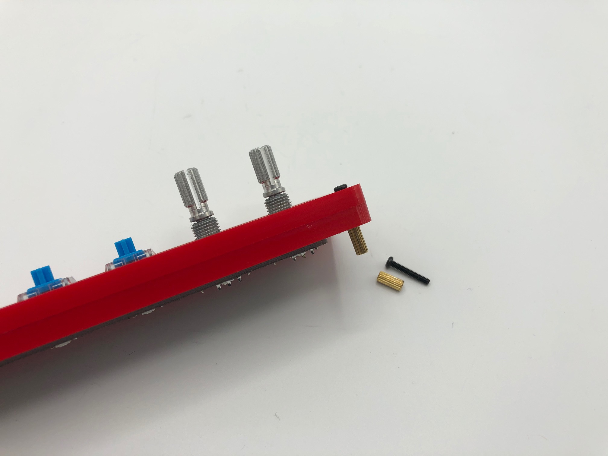 Standoff Inserted Through Switch Plate
