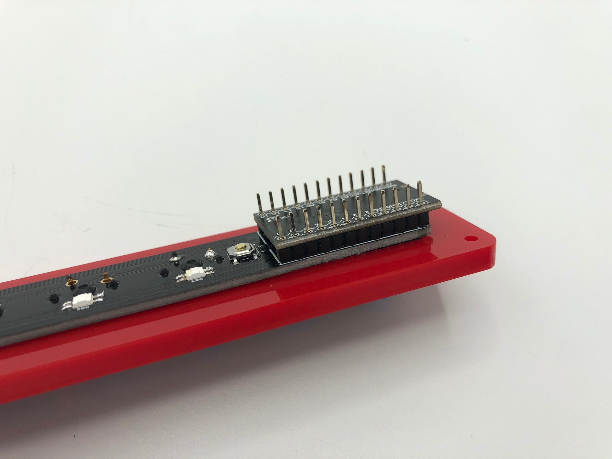 Pro Micro Placed on Header Pins
