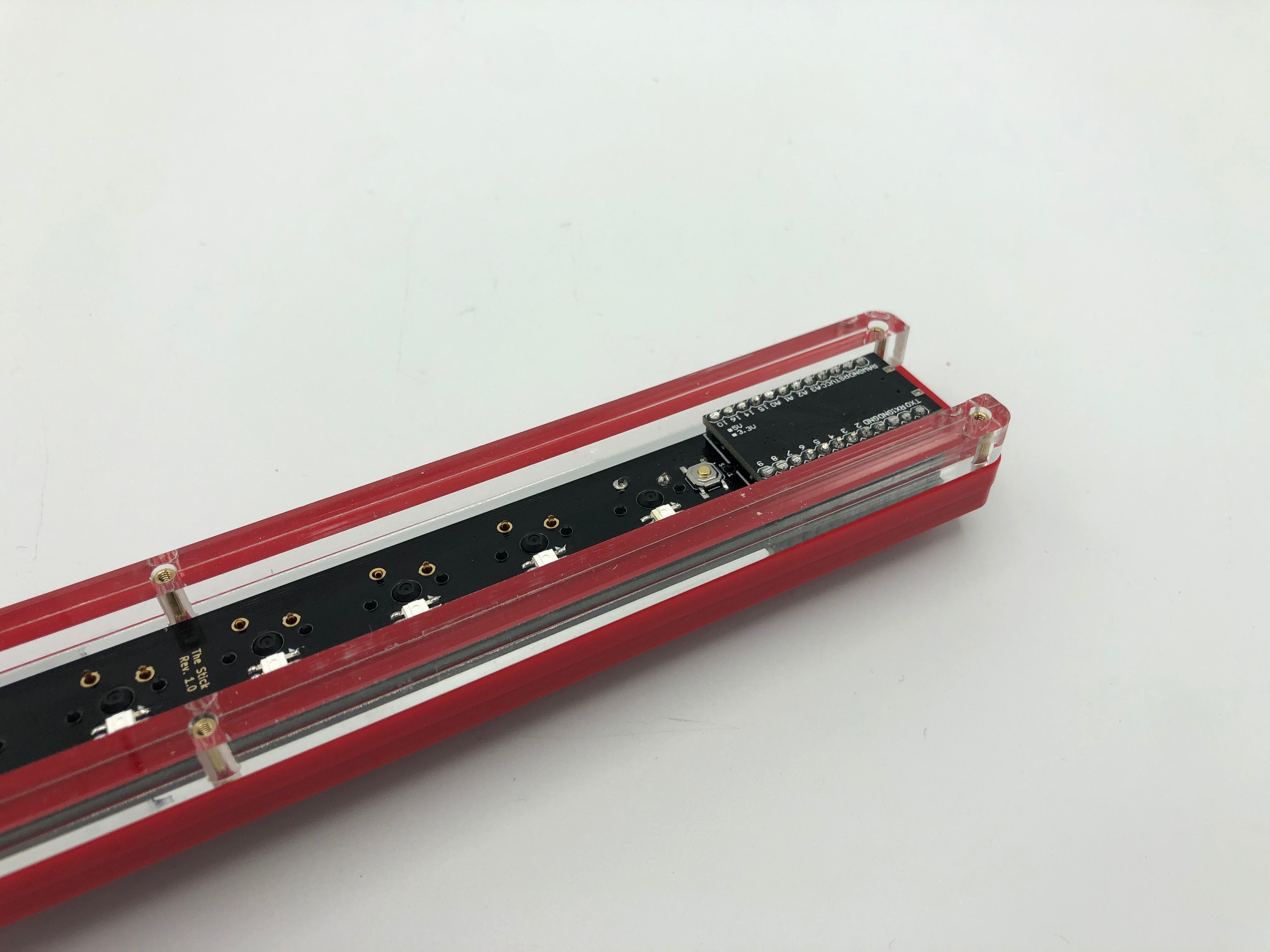 Middle Layer Placed over Standoffs