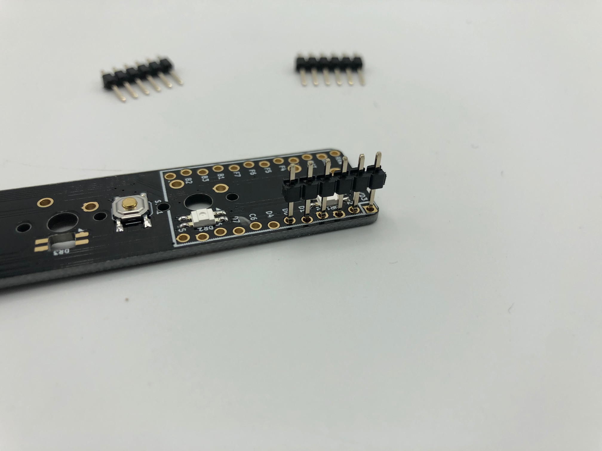 Six-Pin Header Inserted Upside Down