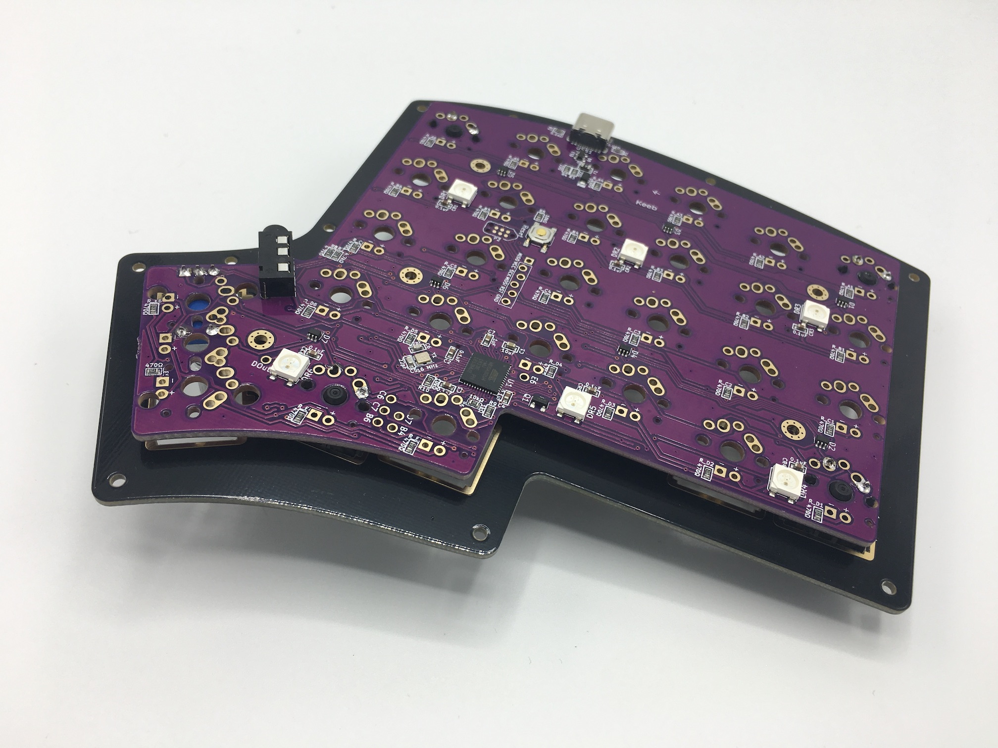 PCBs with switches fitted ready to solder