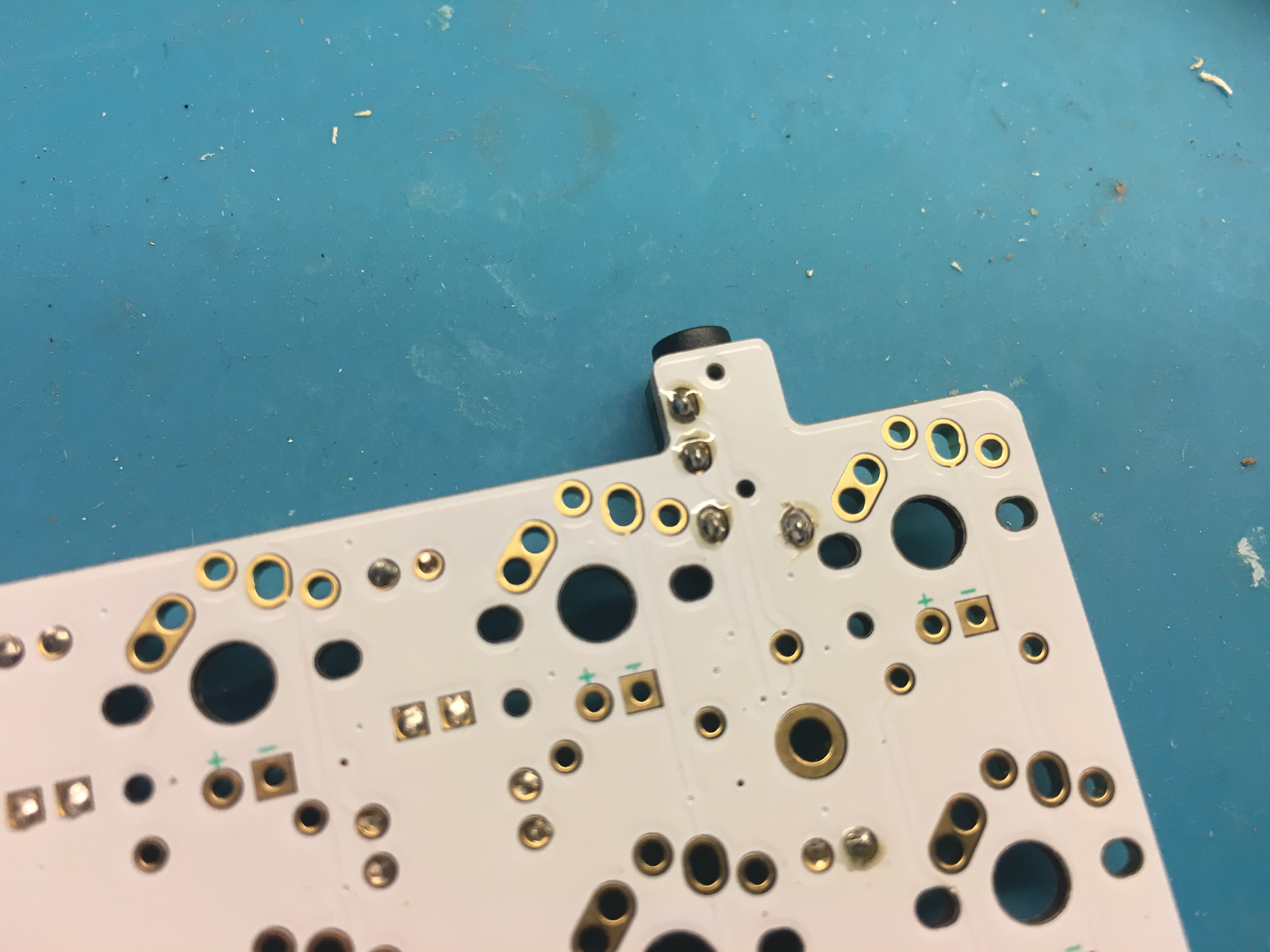 TRRS Jack Soldered on PCB