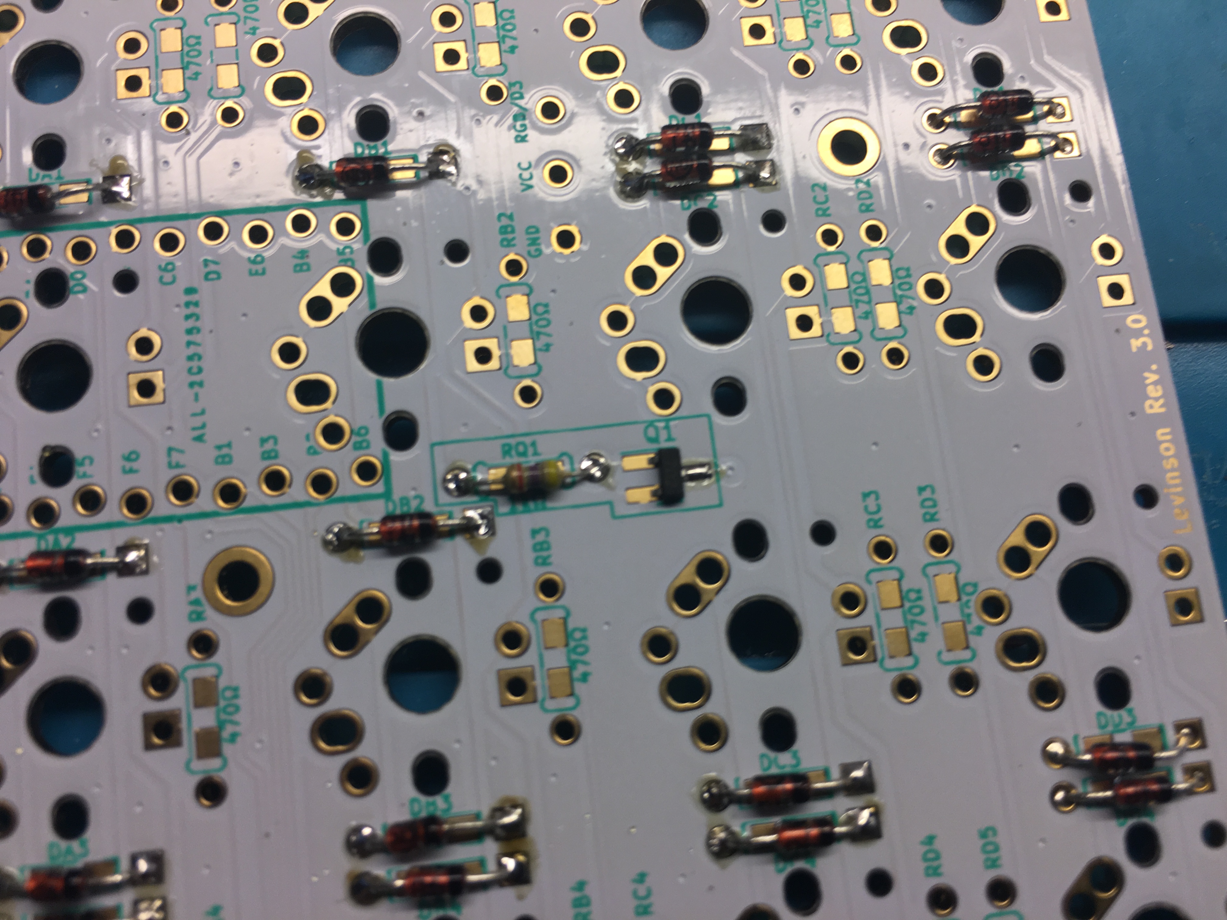 Transistor Alignment Check on PCB
