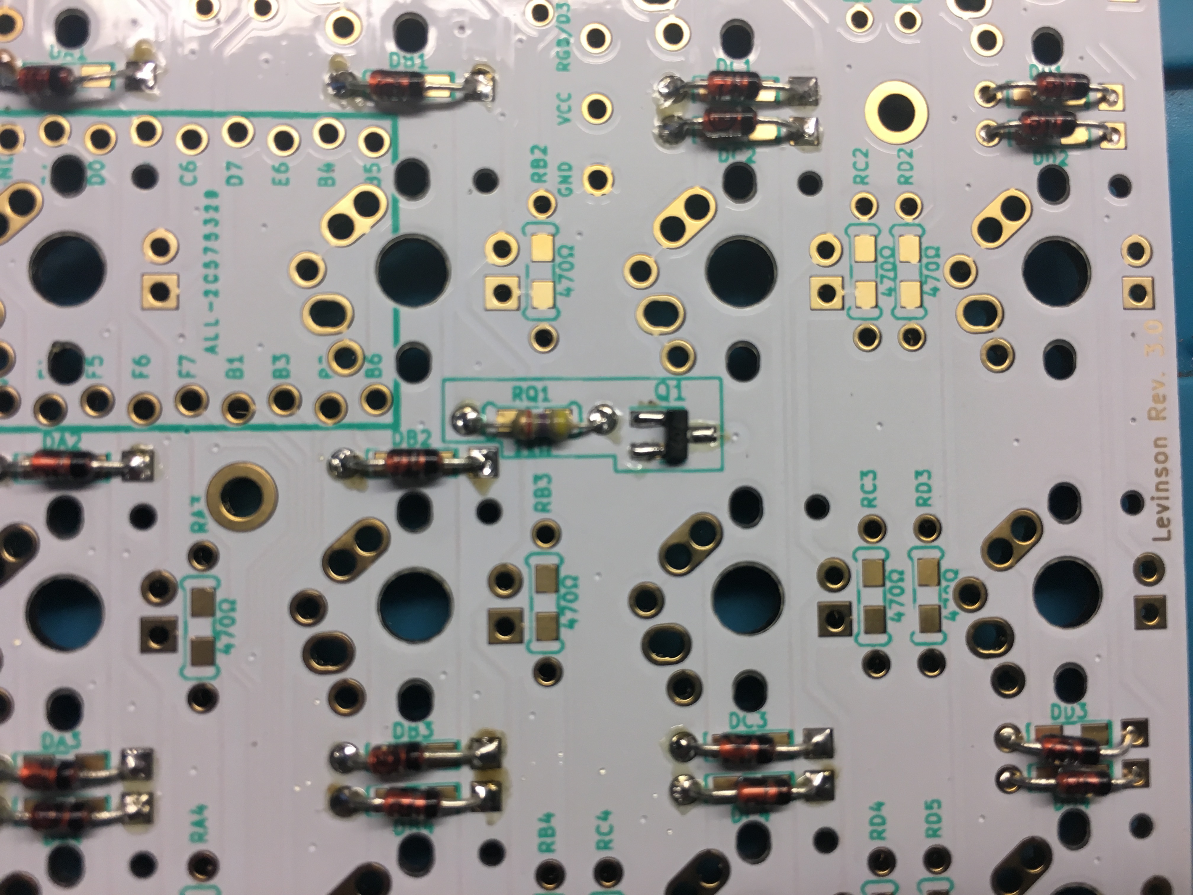 Transistor Fully Soldered on PCB