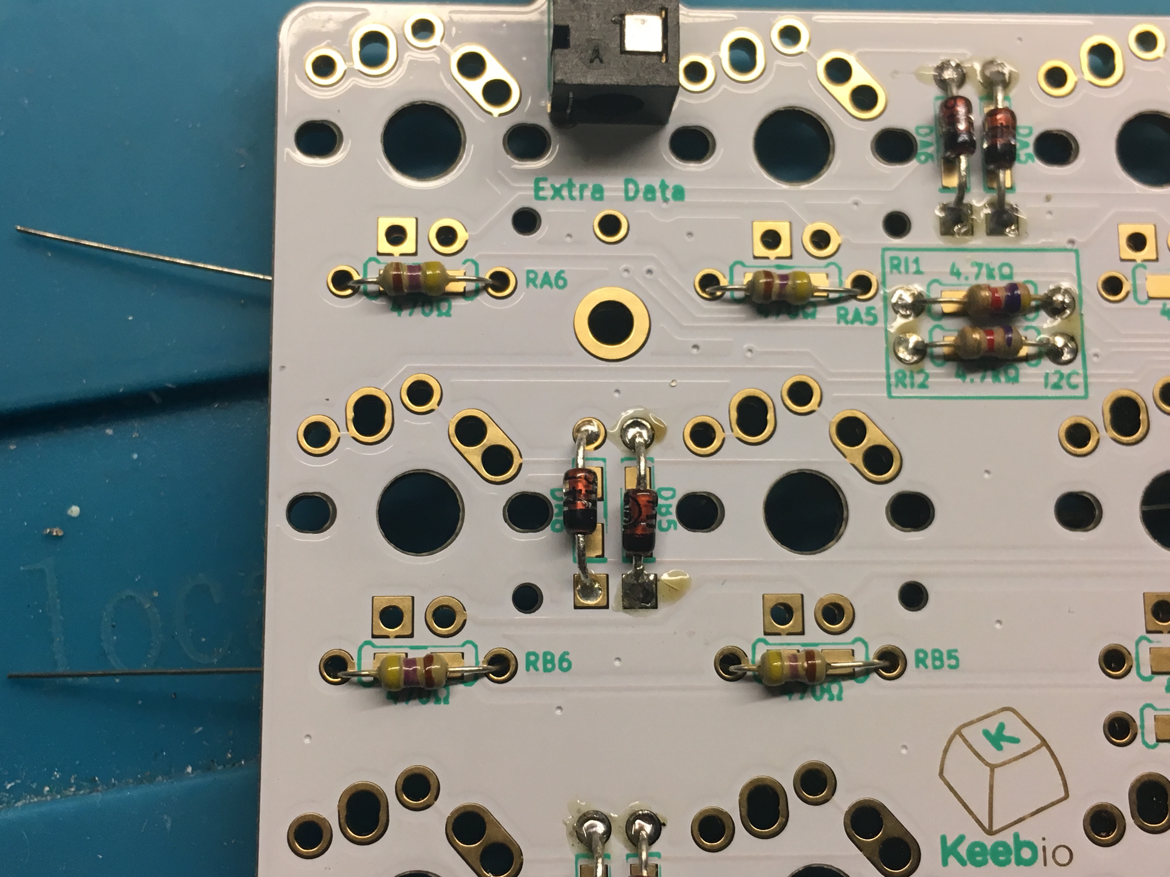 470Ω LED Resistors Added to PCB