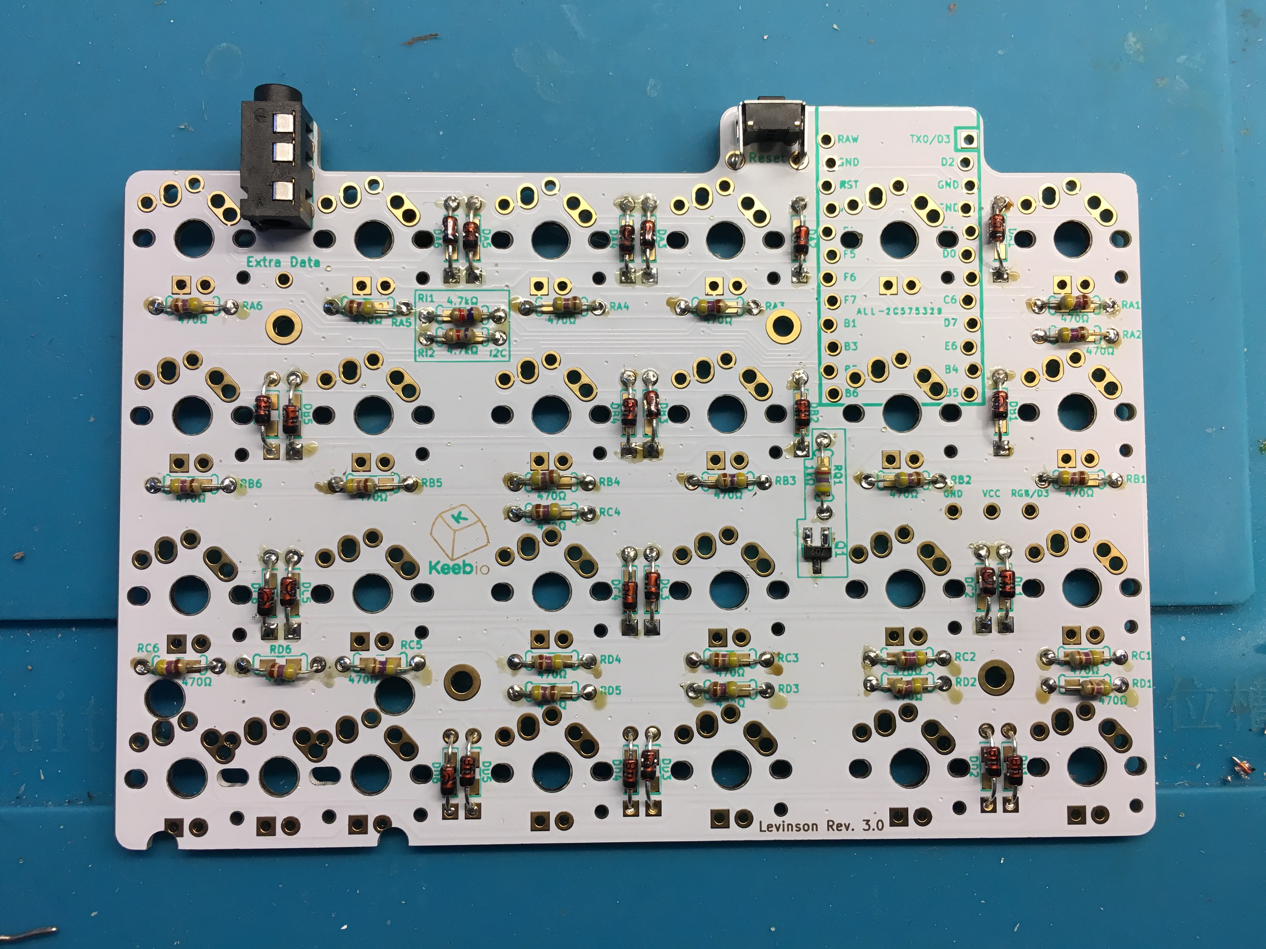 All Resistors Installed on PCB