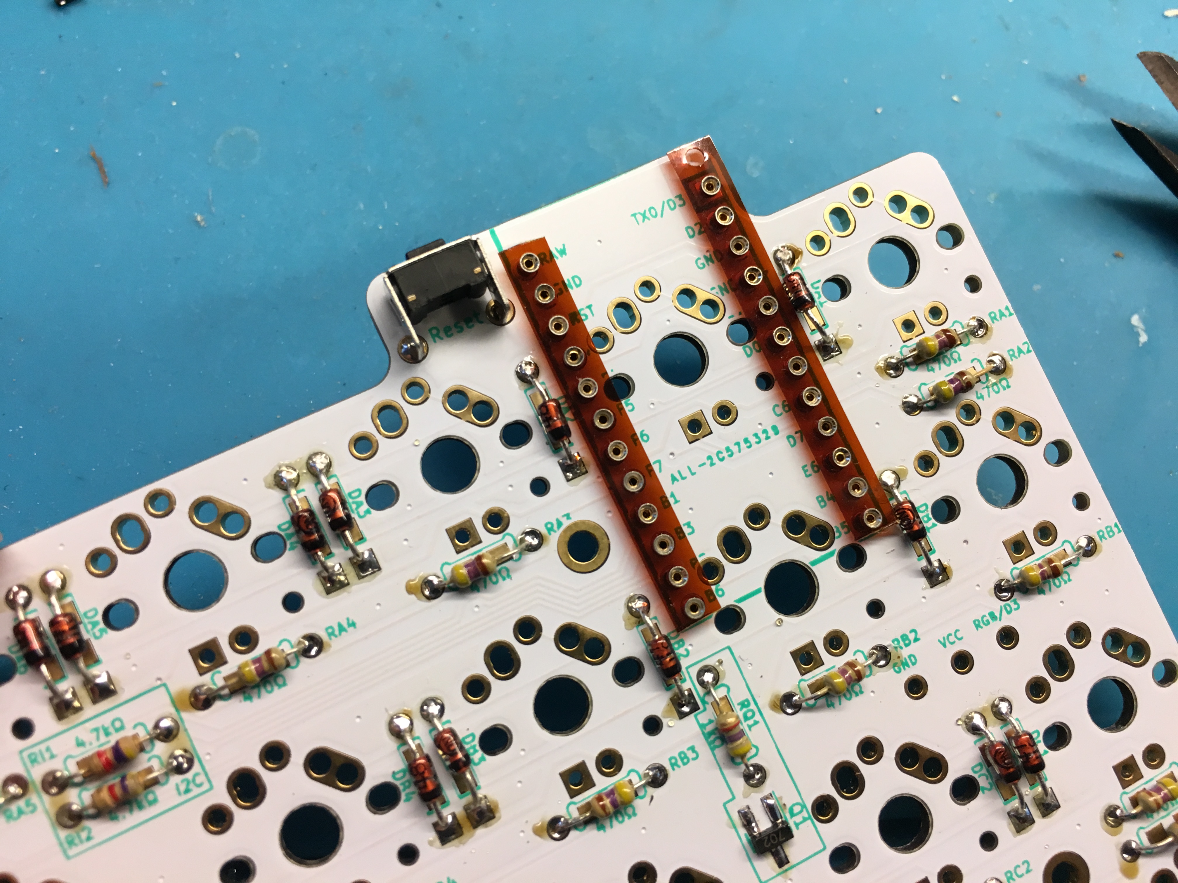 Peel-A-Way Socket Strips in PCB