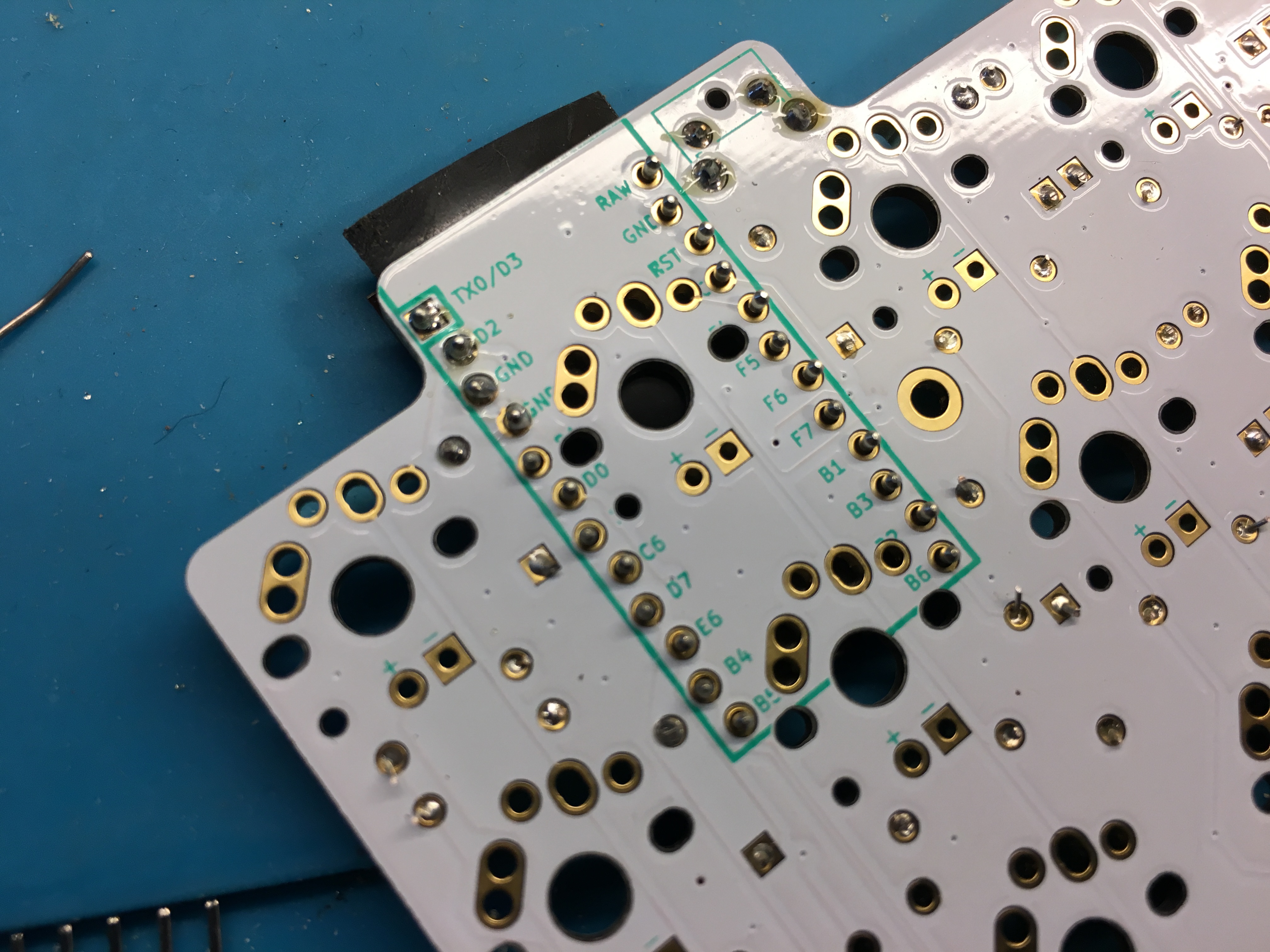 Peel-A-Way Sockets Soldered from Below