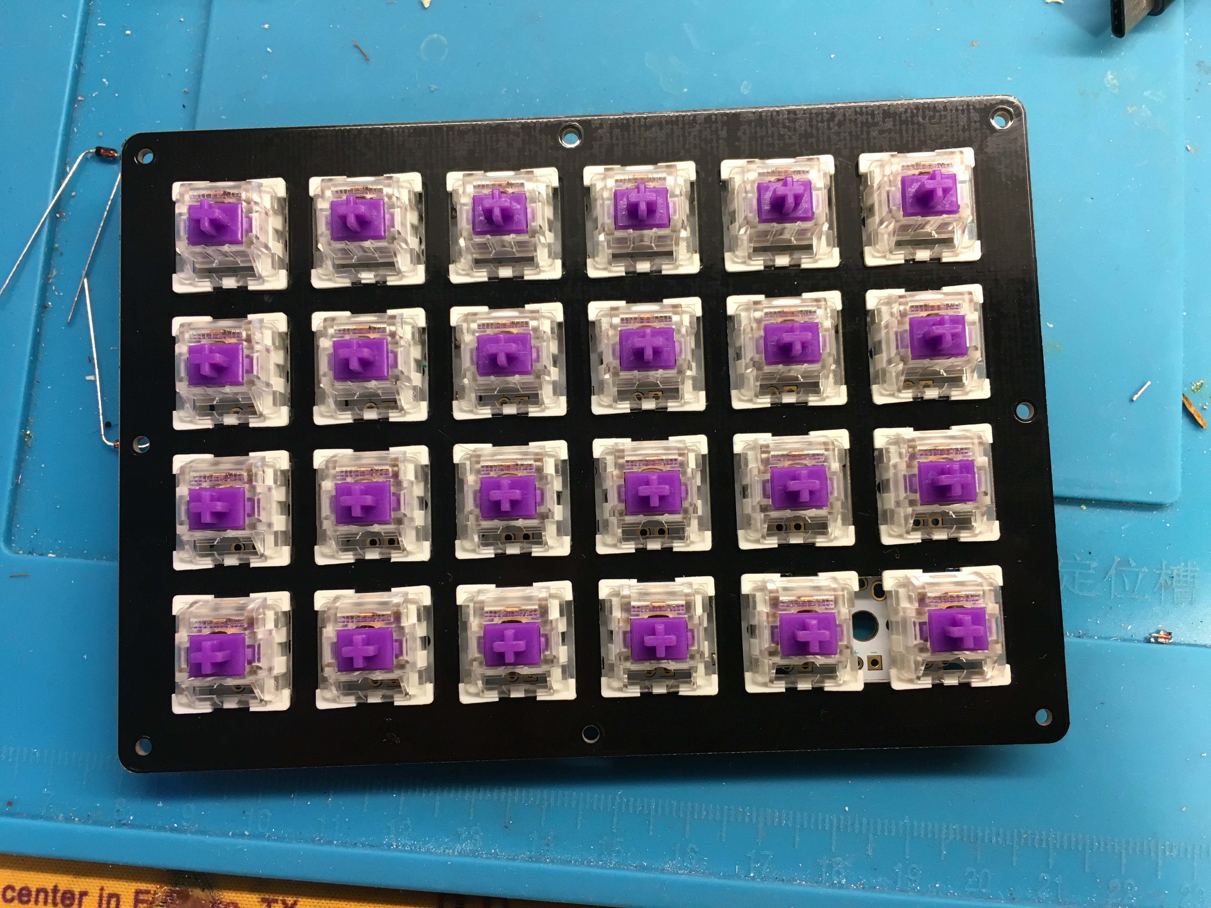 All Switches Installed in Plate