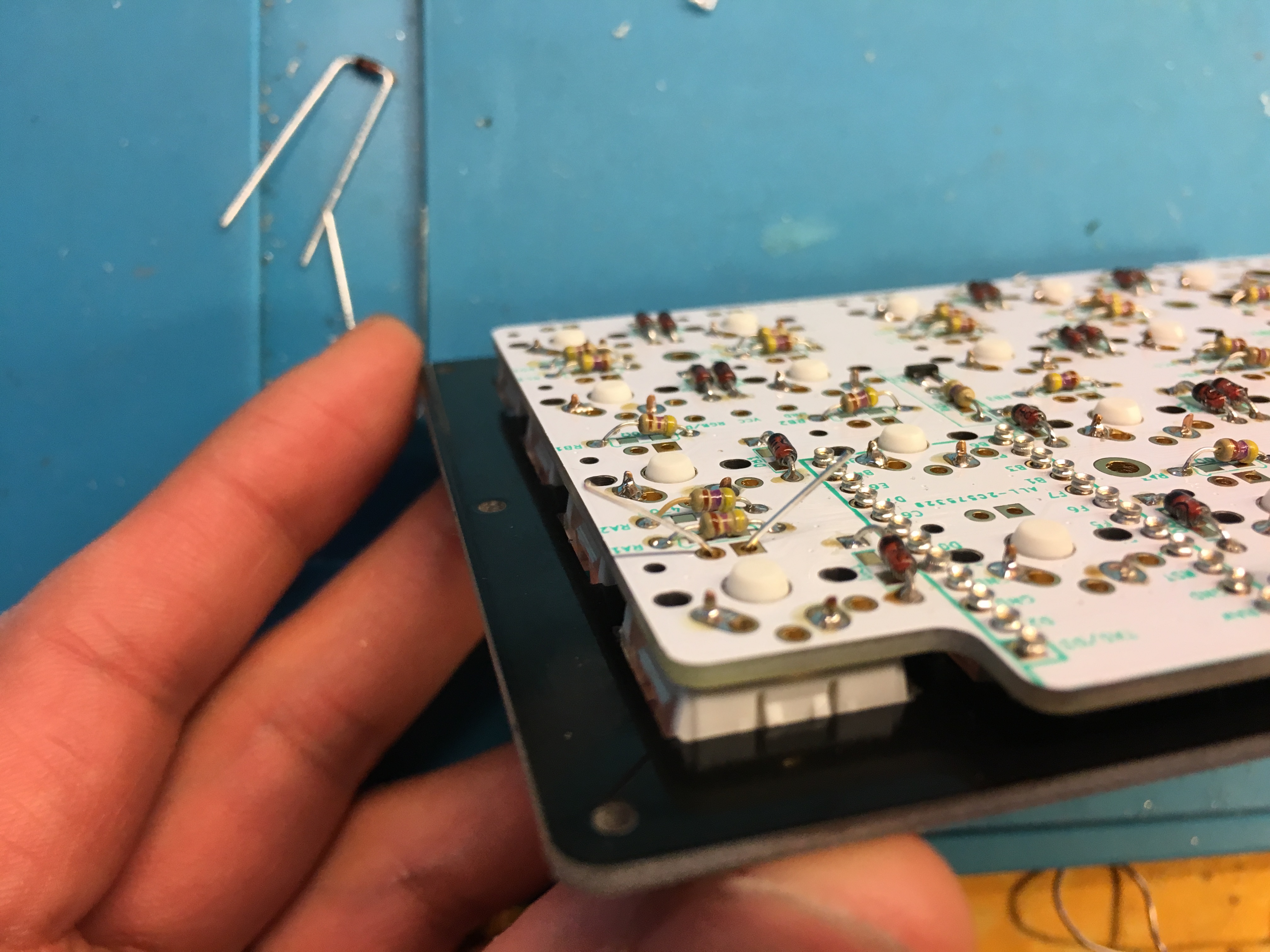LED Leg Bent Out for Soldering