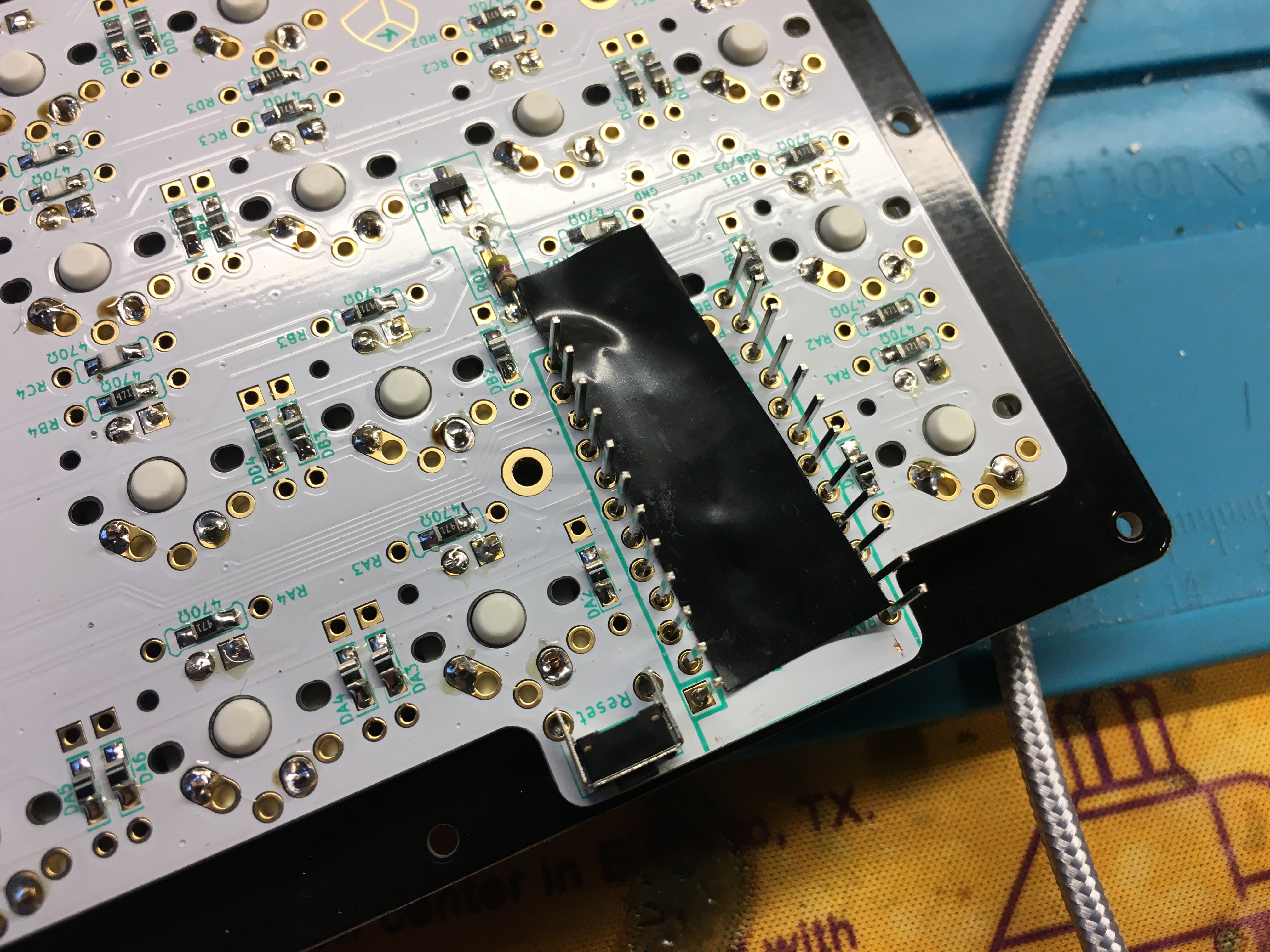 Tape Over Switch Area for Pro Micro