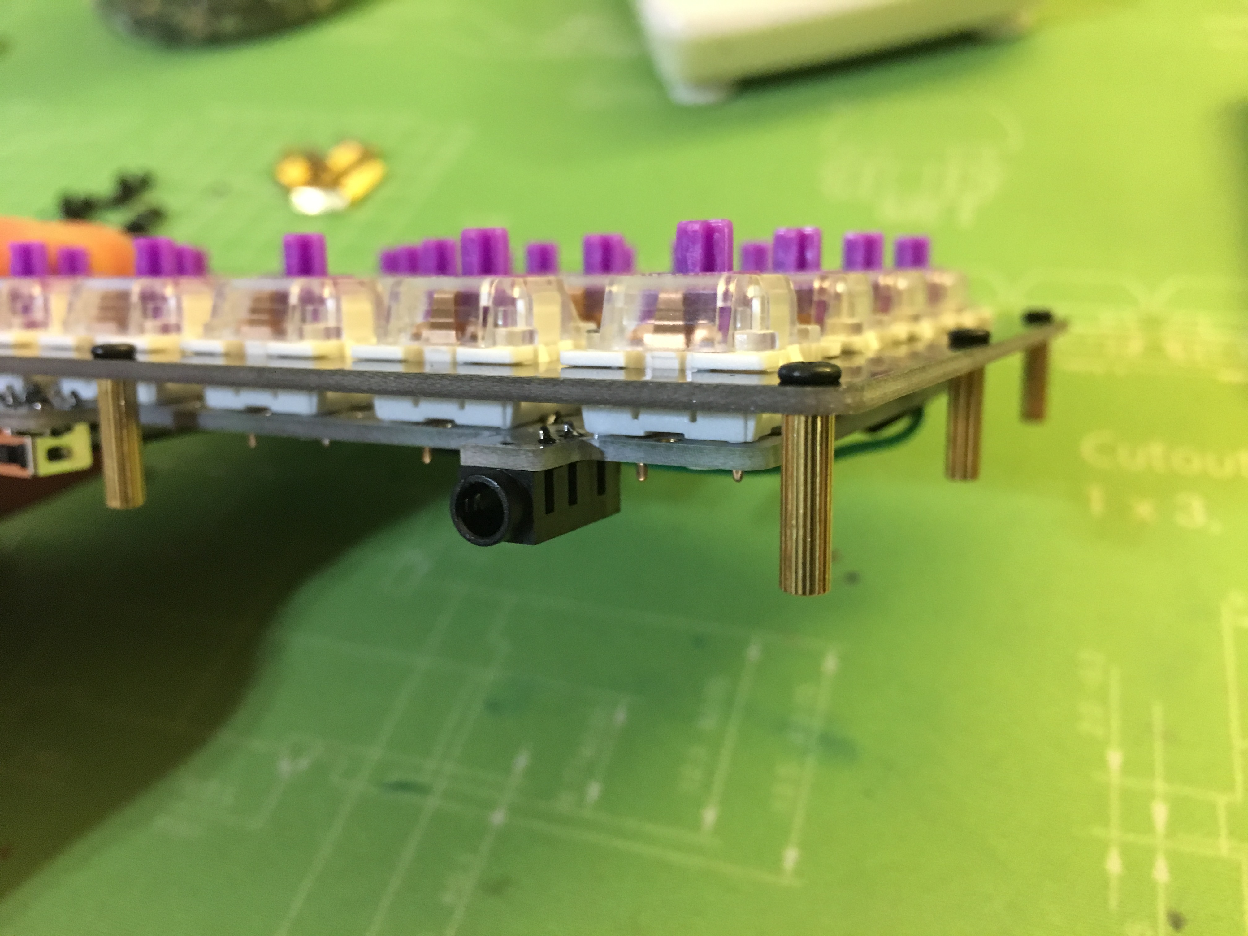 Screws and Standoffs on Switch Plate