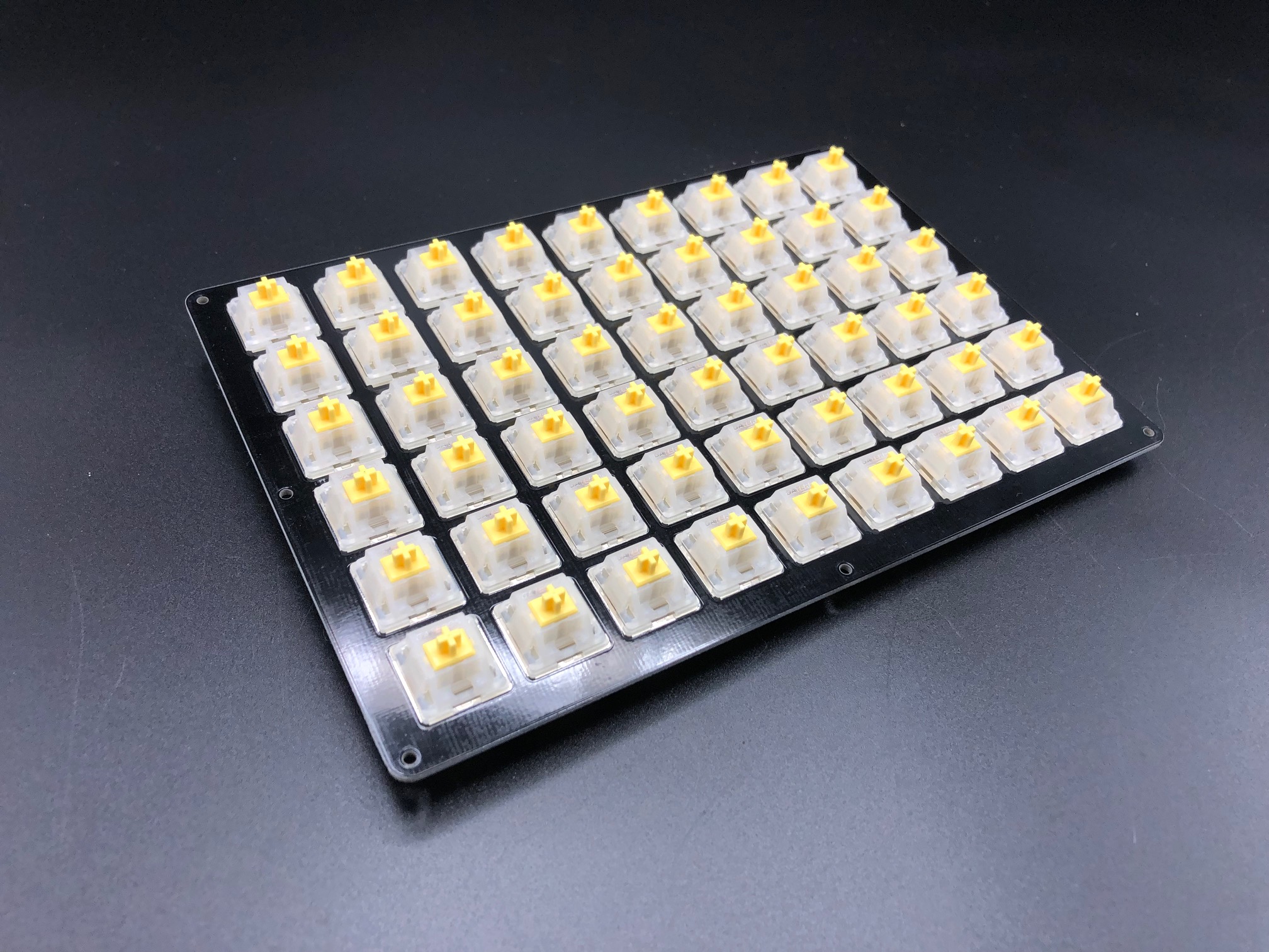 All Switches Installed in Plate