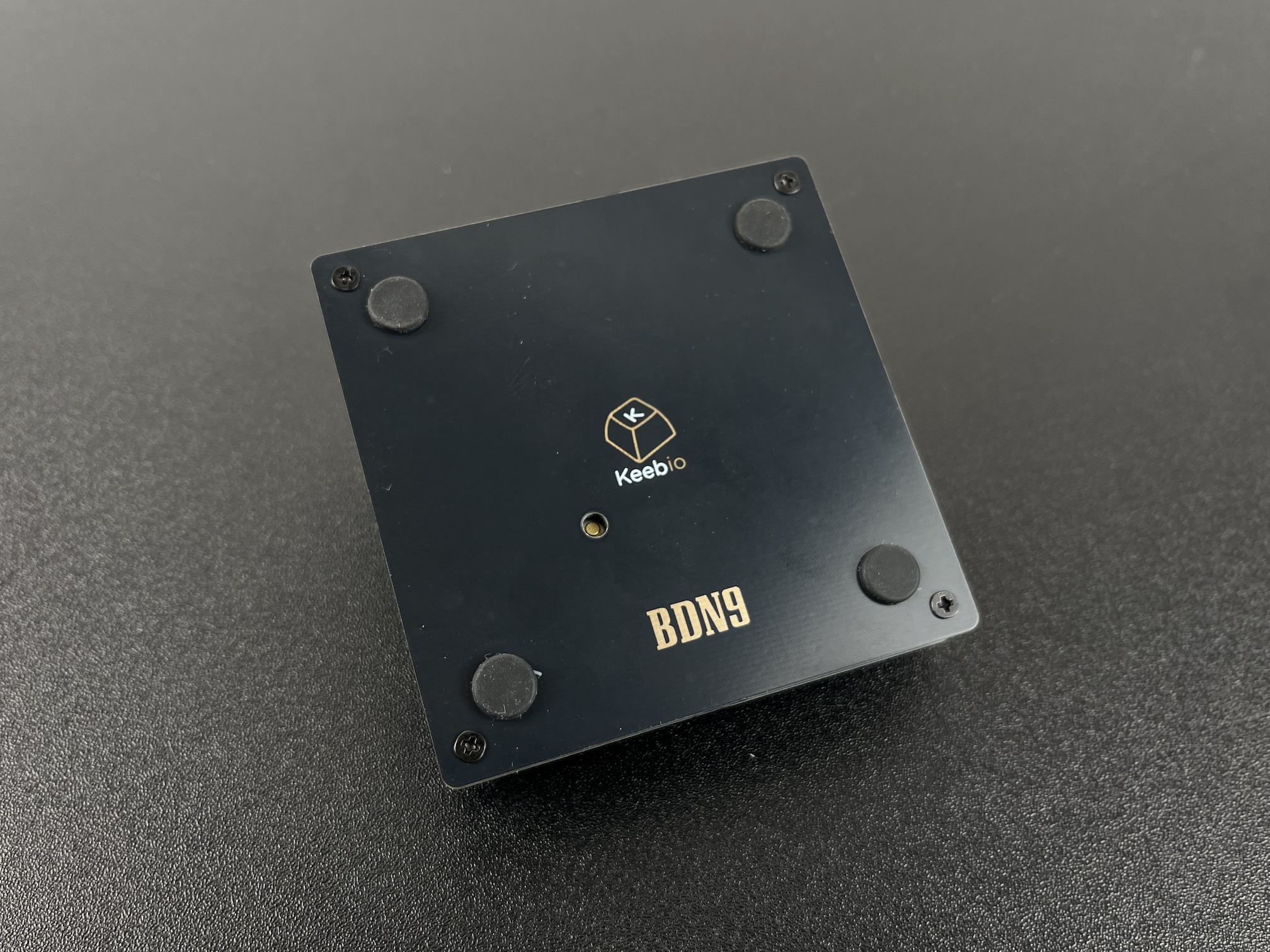 Bottom plate assembled with standoffs