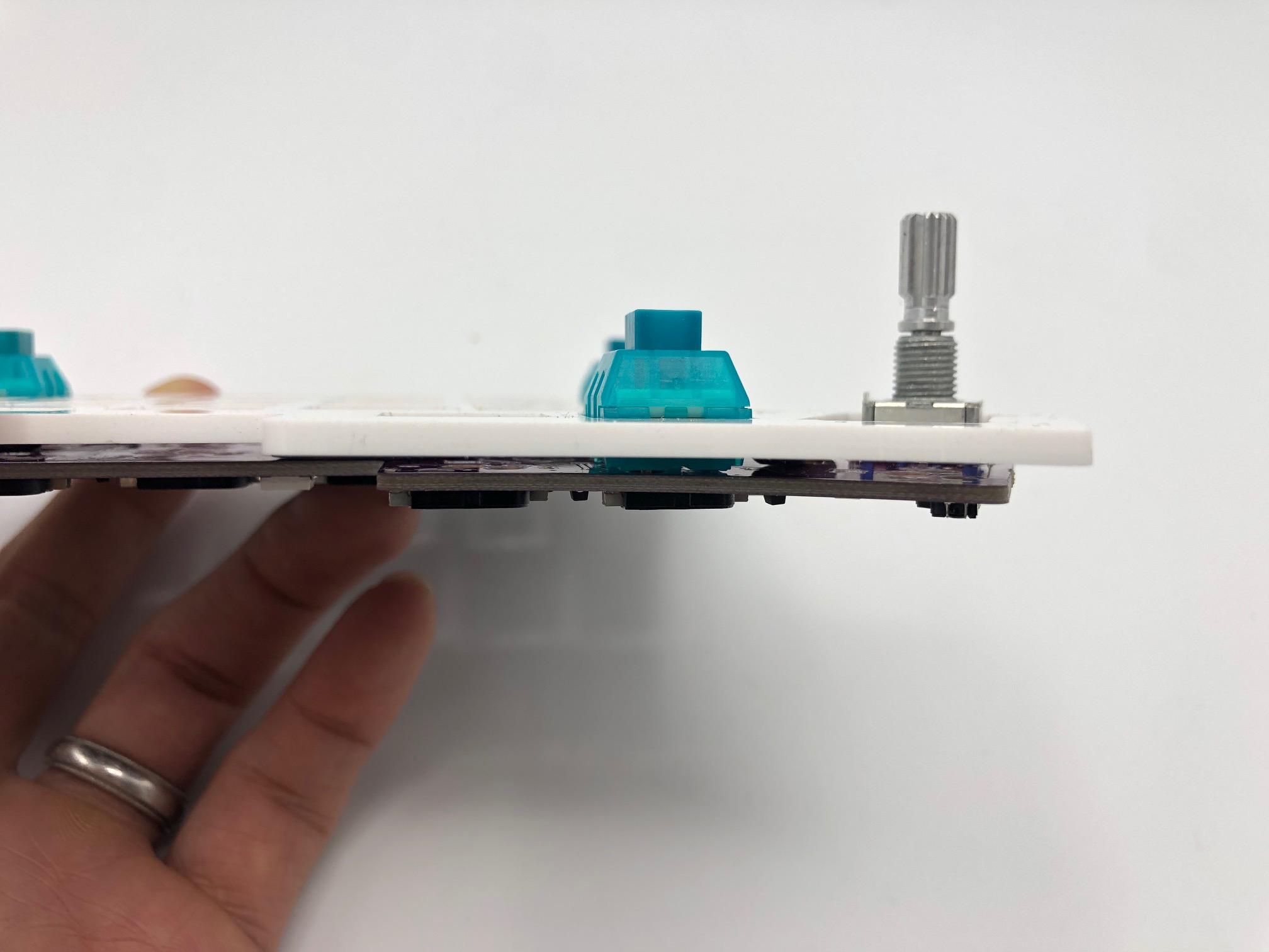 Side View Plate PCB with Encoder