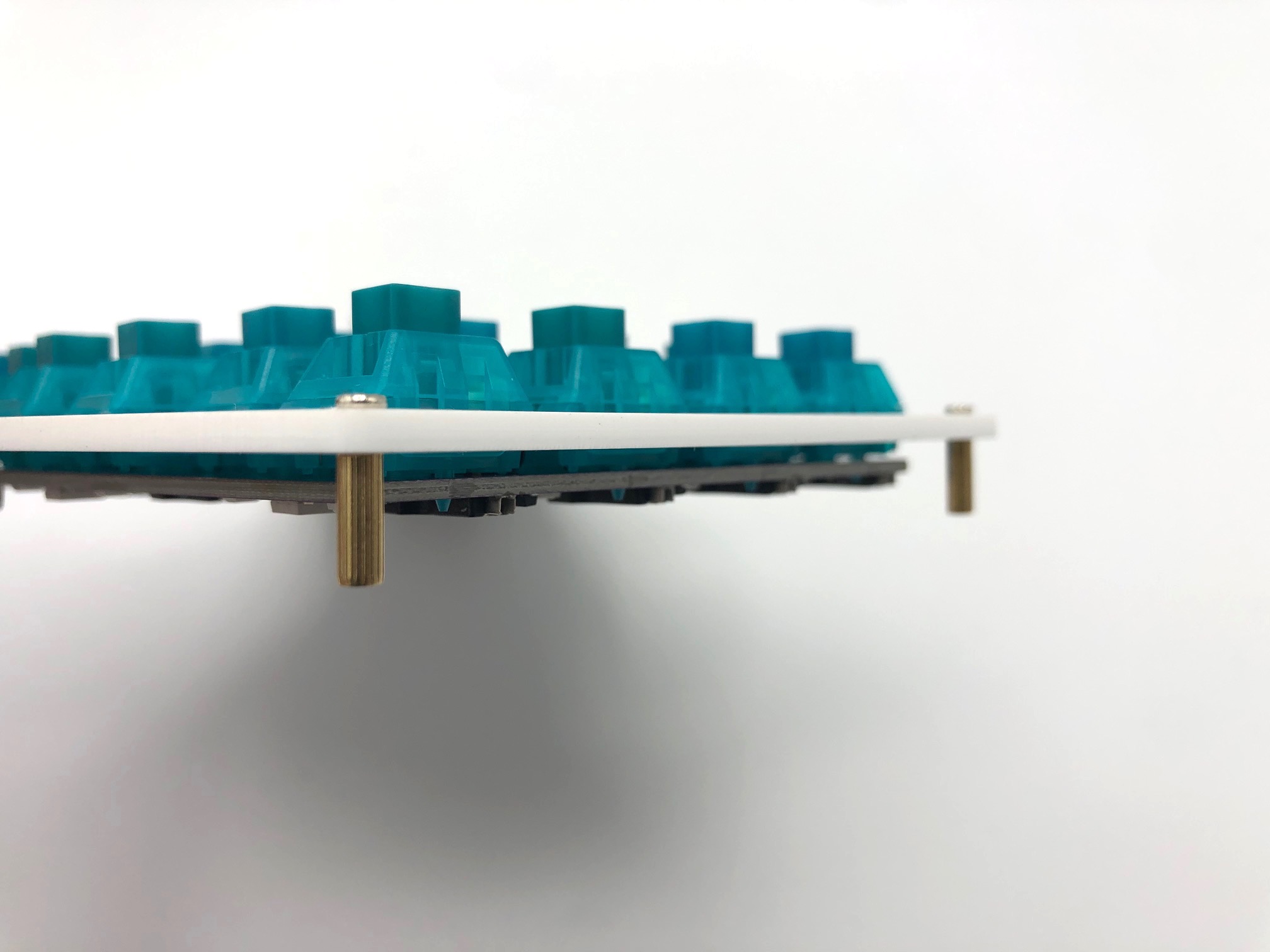 Standoffs Inserted through Switch Plate