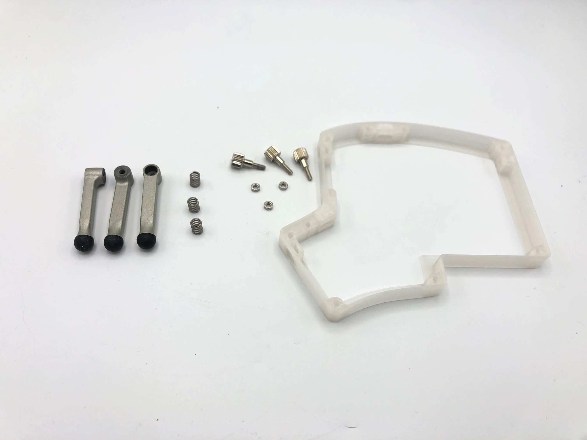 Tenting Kit Parts Laid Out