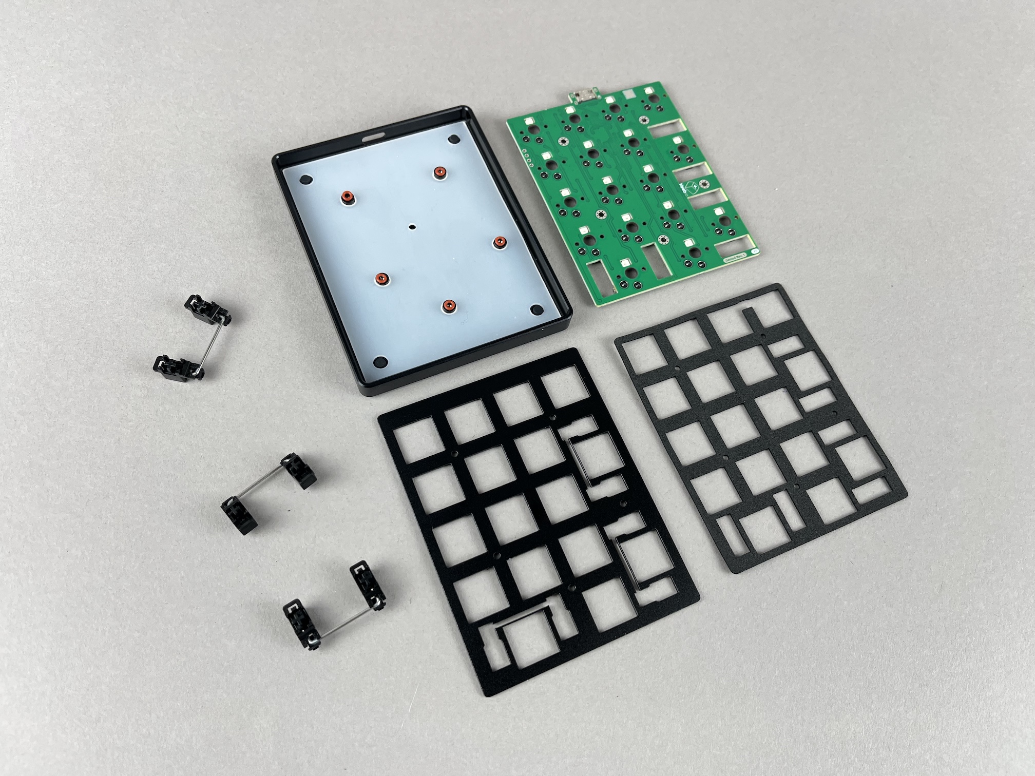 Disassembled case