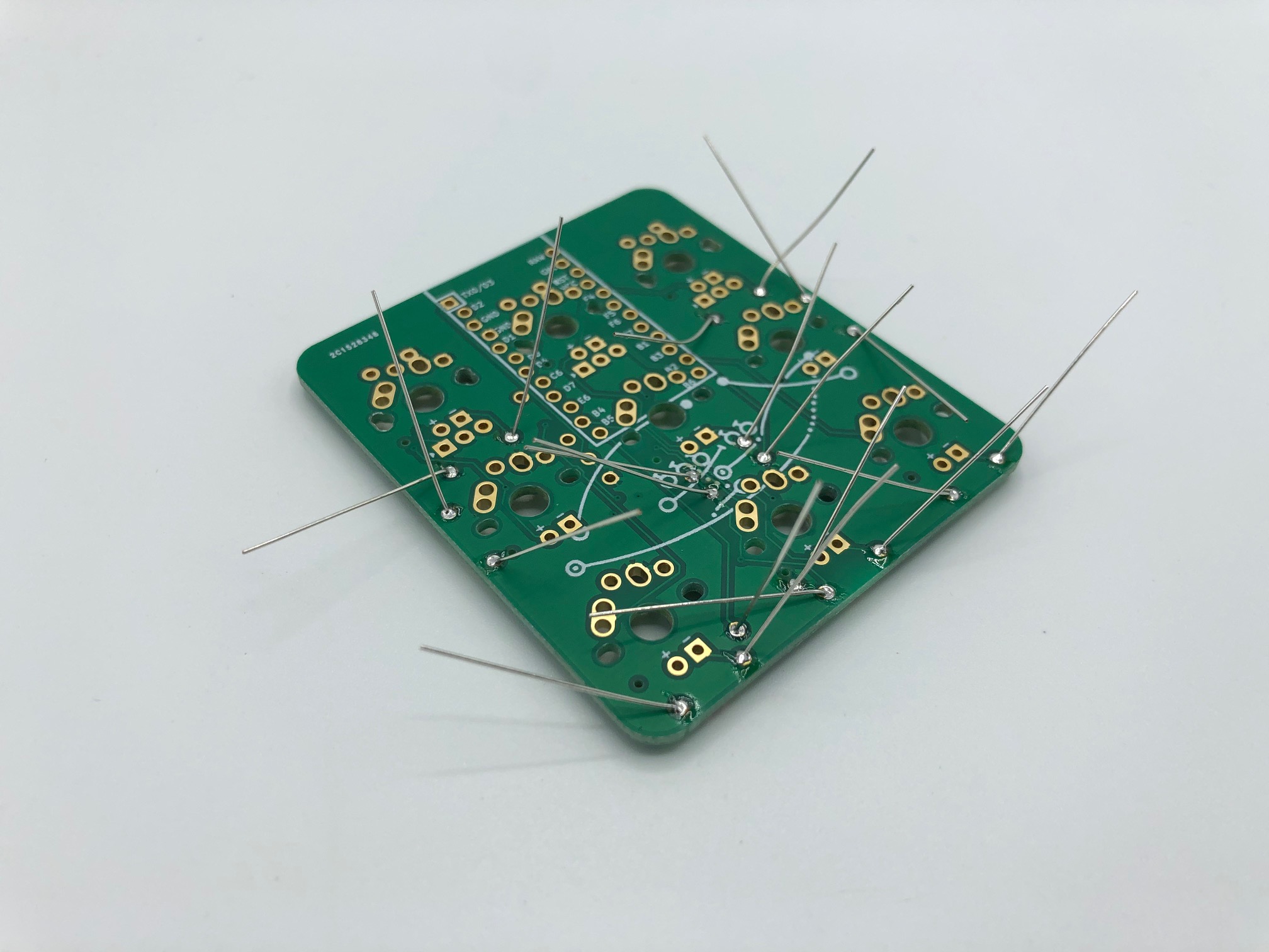 Resistor Leads Poking Through PCB