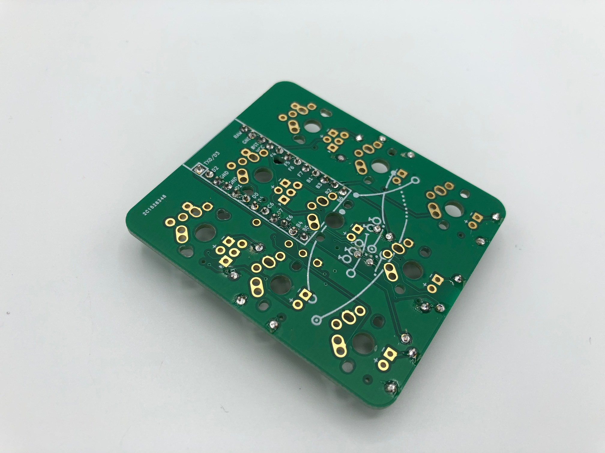Header Pins Soldered to PCB