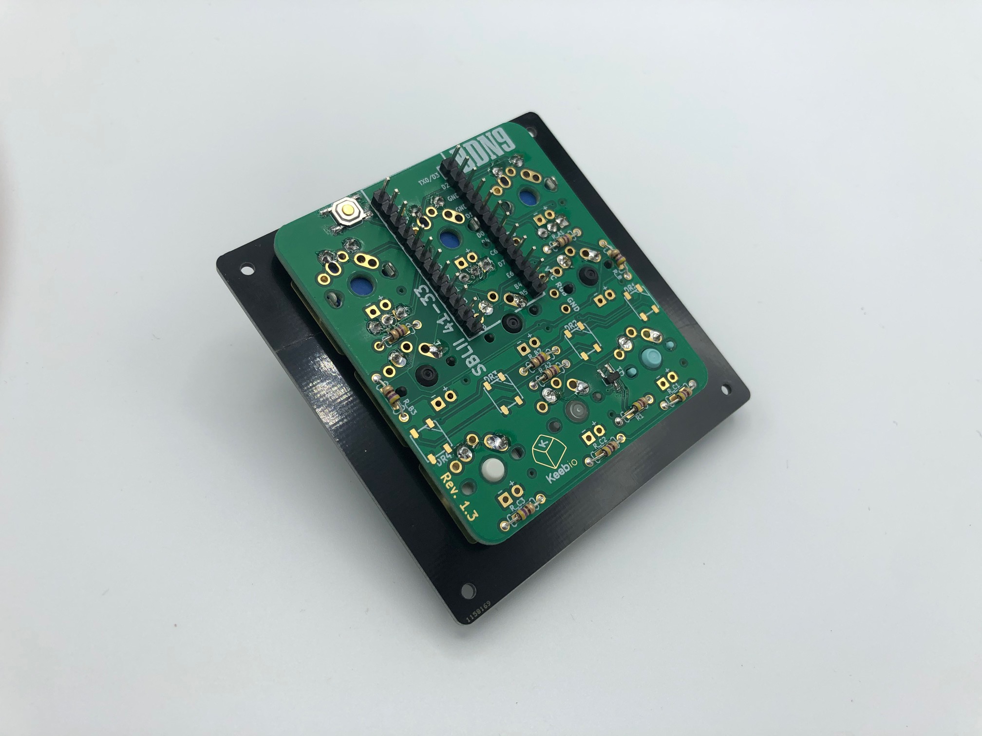 Switch Plate Placed on PCB