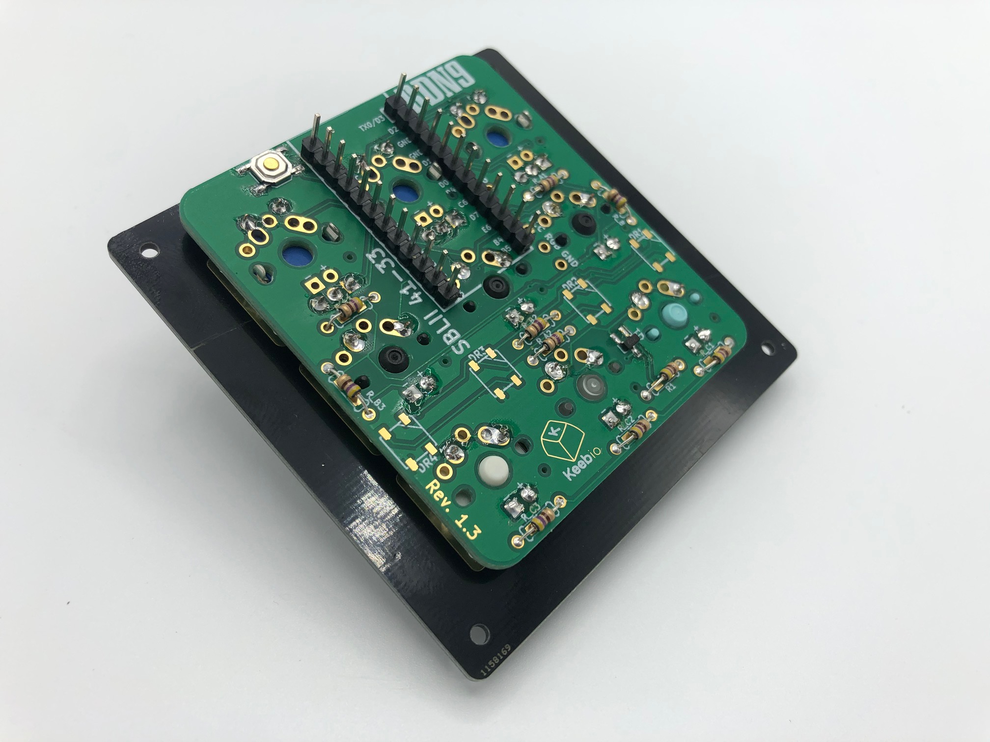 LEDs Soldered with Legs Clipped