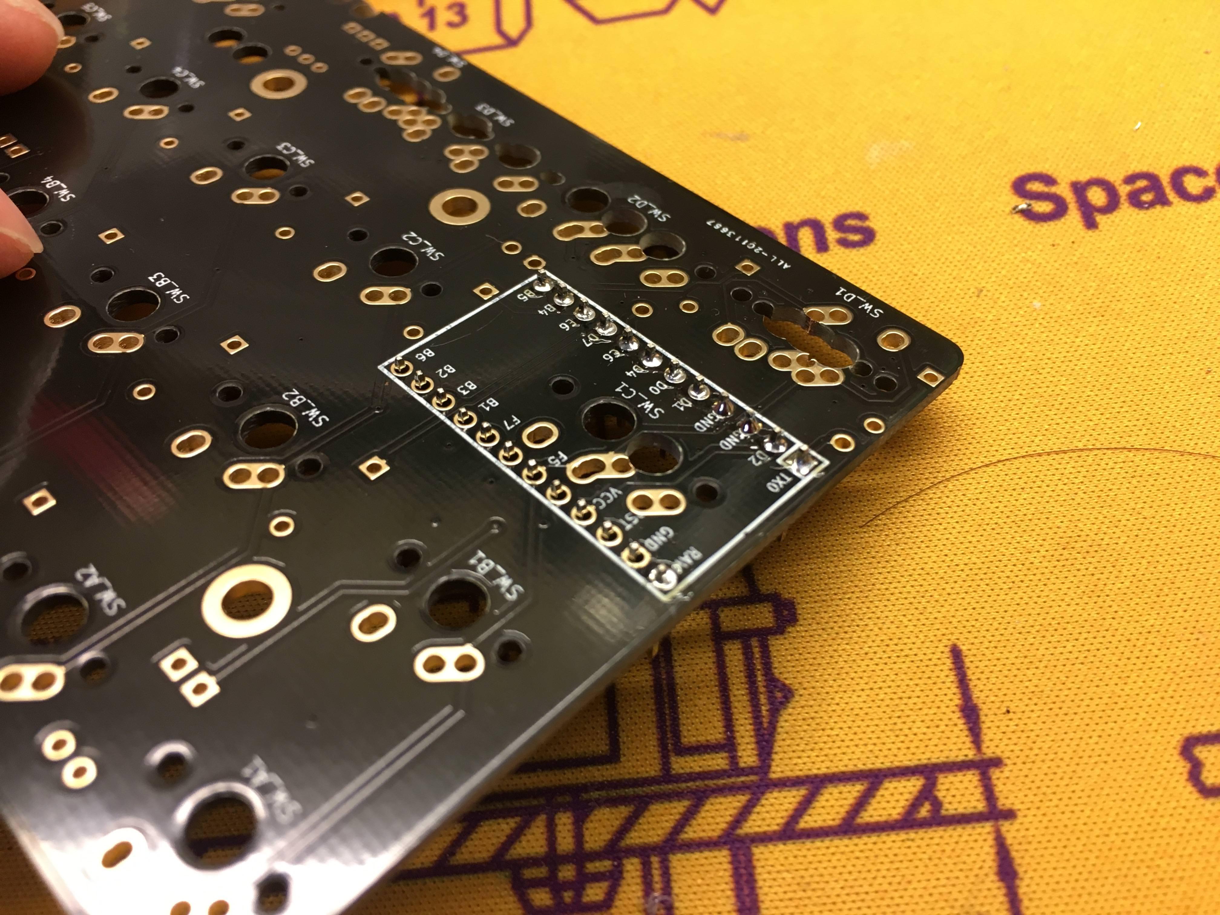 PCB with Second Header Pin Row