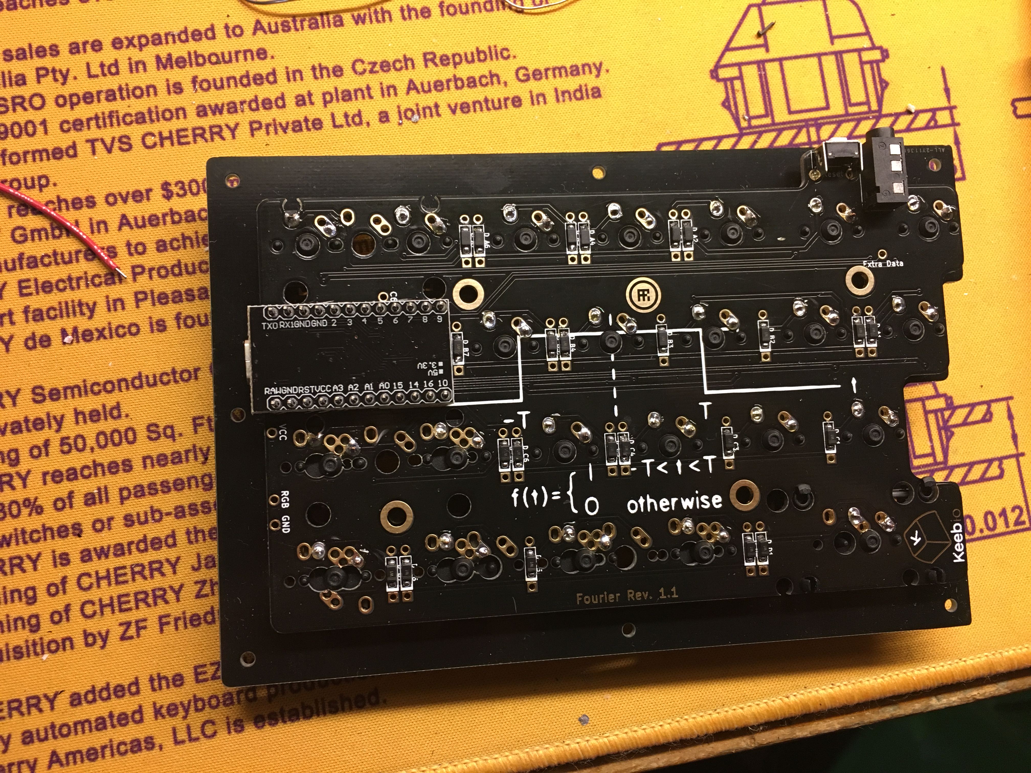 Right PCB Pro Micro Side View