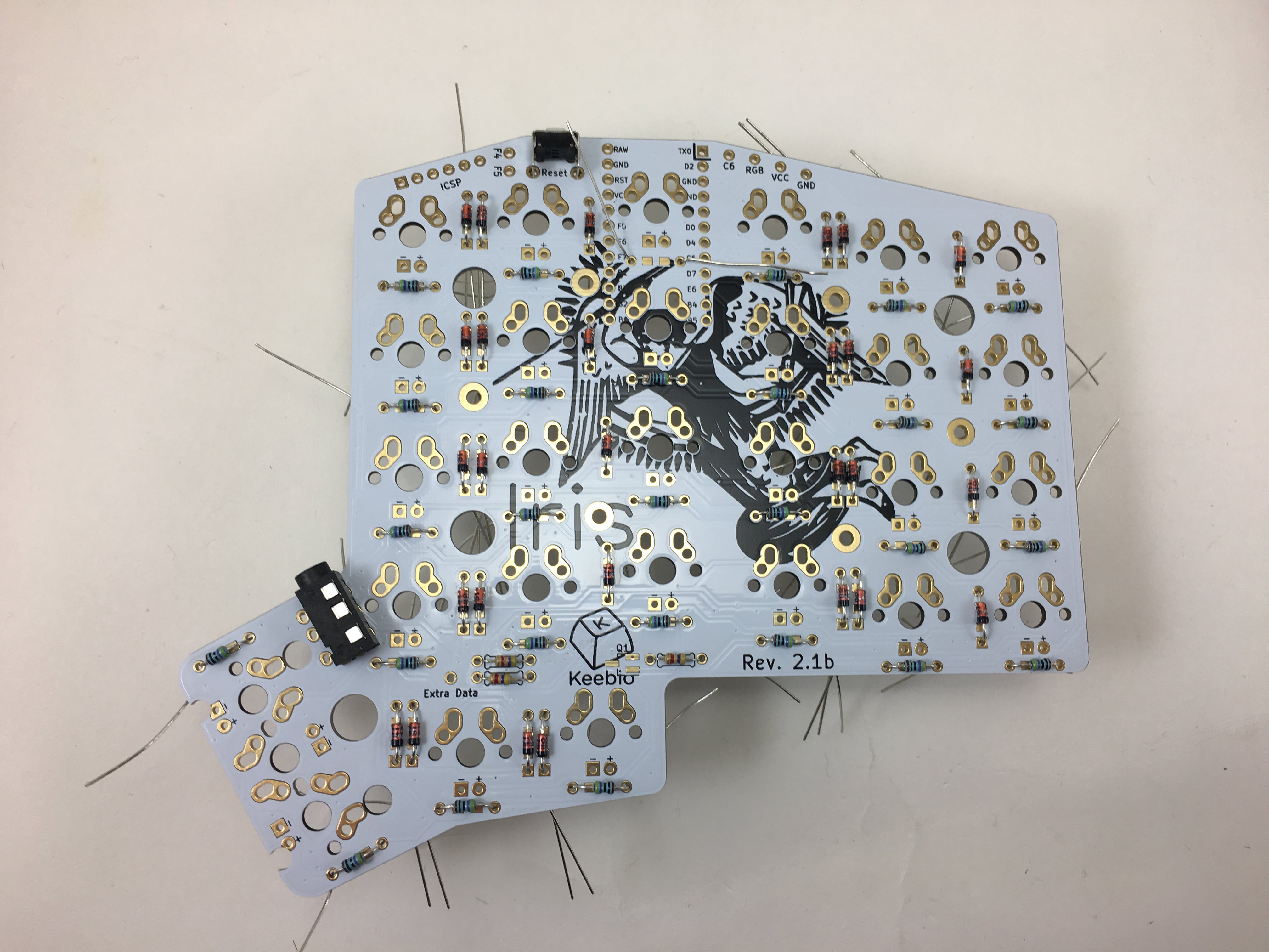 LED Resistors on Left PCB
