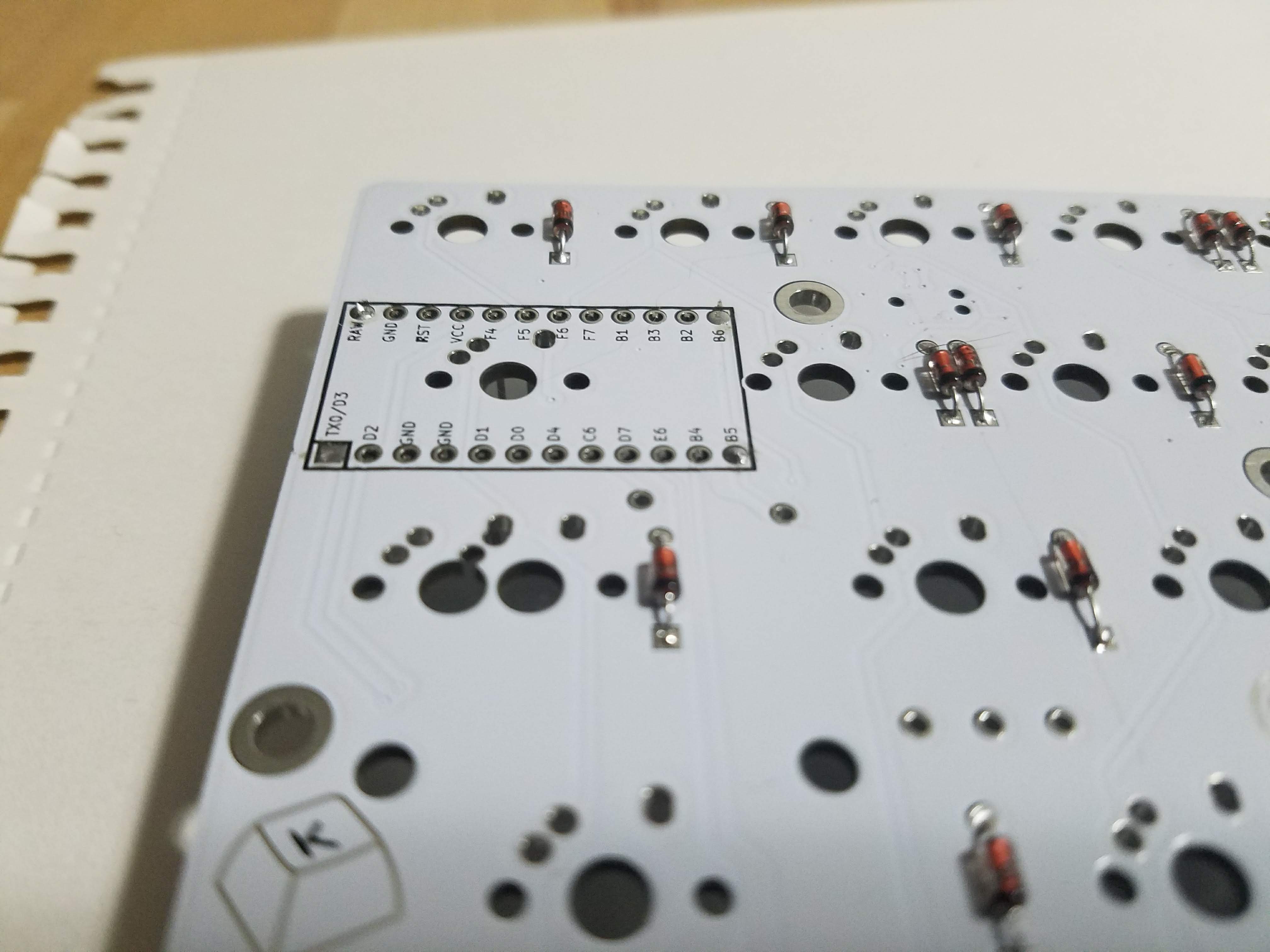 Both PCBs with header pins fully soldered