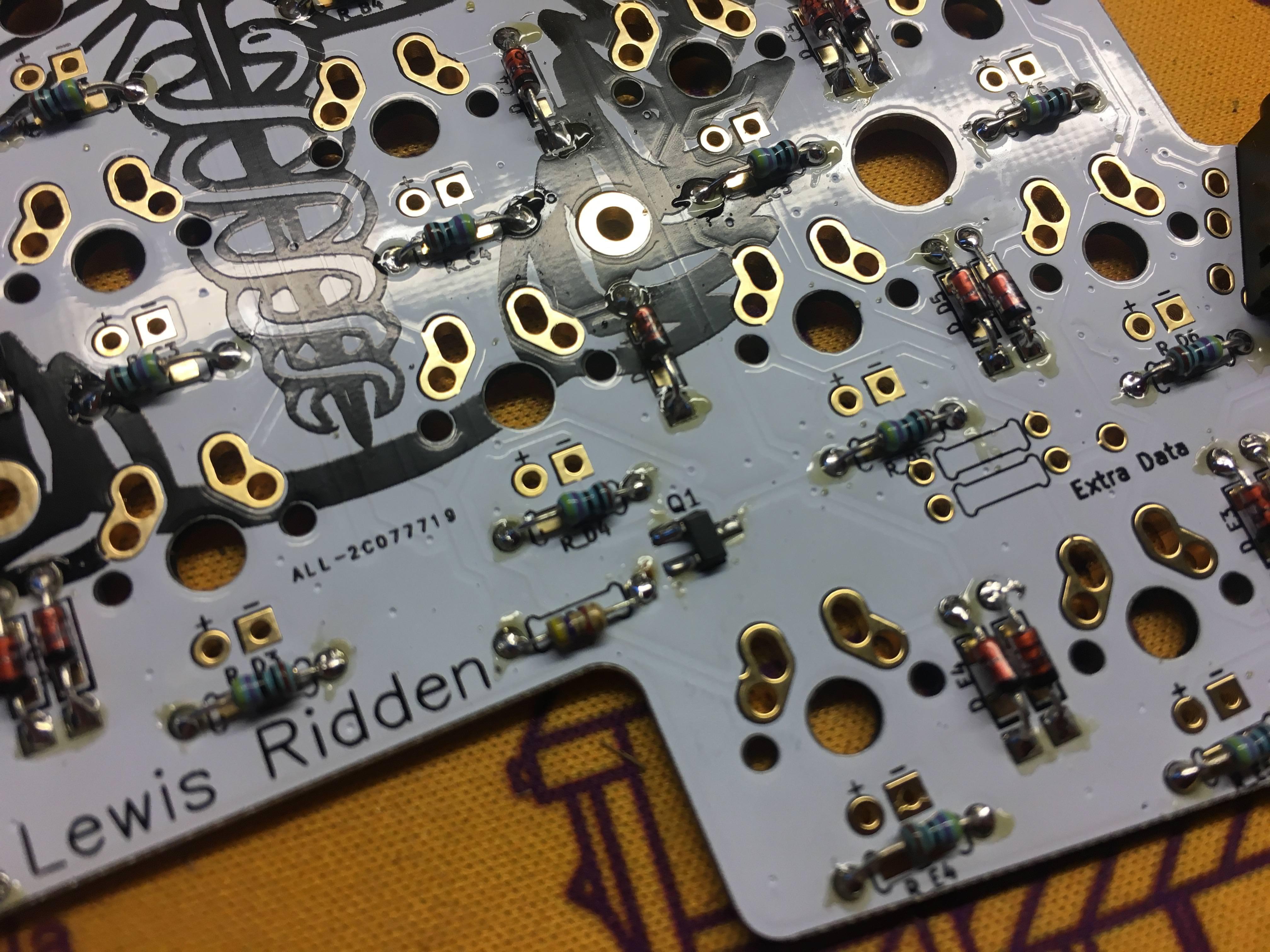 MOSFET Soldered on PCB