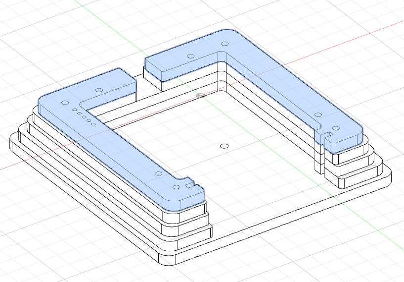 Two 5-dot layers added to stack