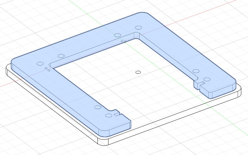 2-dot layer stacked on bottom plate