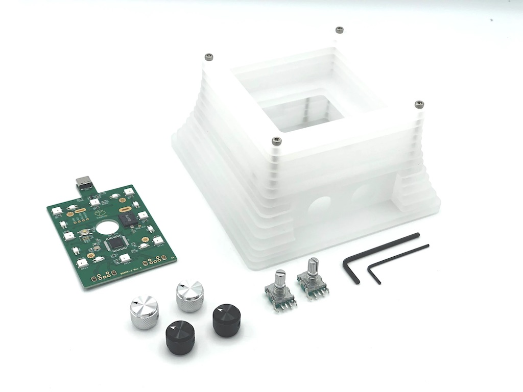 BAMFK-1 kit parts laid out