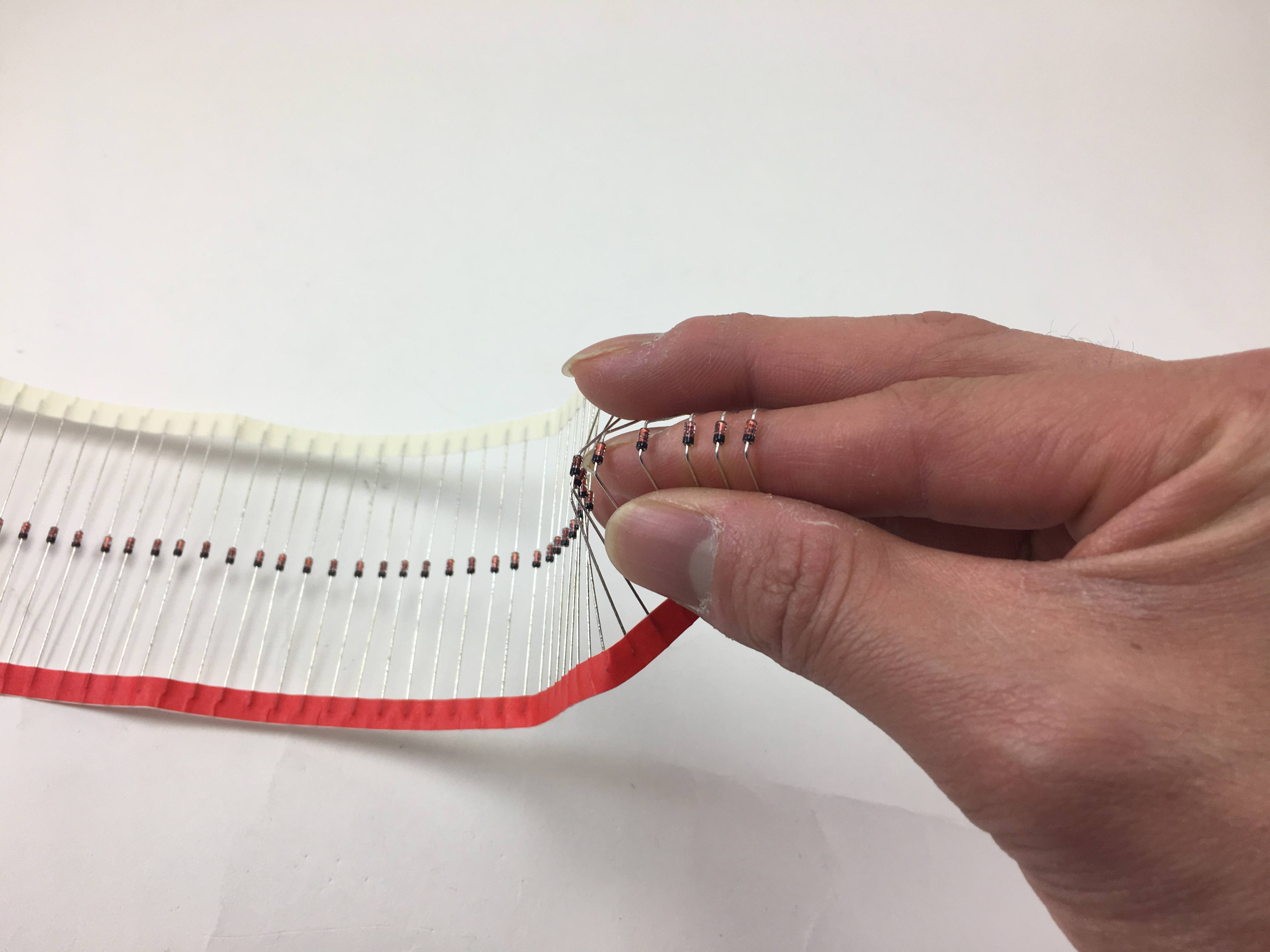 Bending Diodes Around Finger