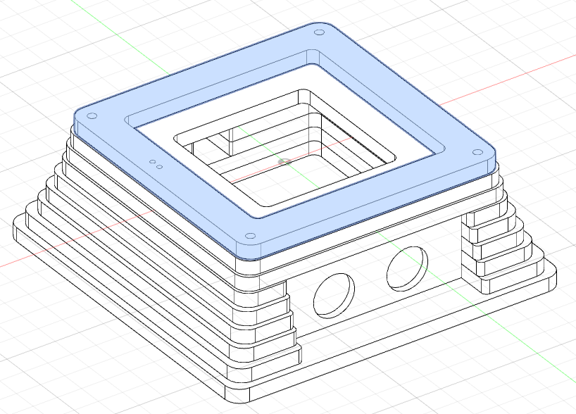 2-dot top layer added to stack