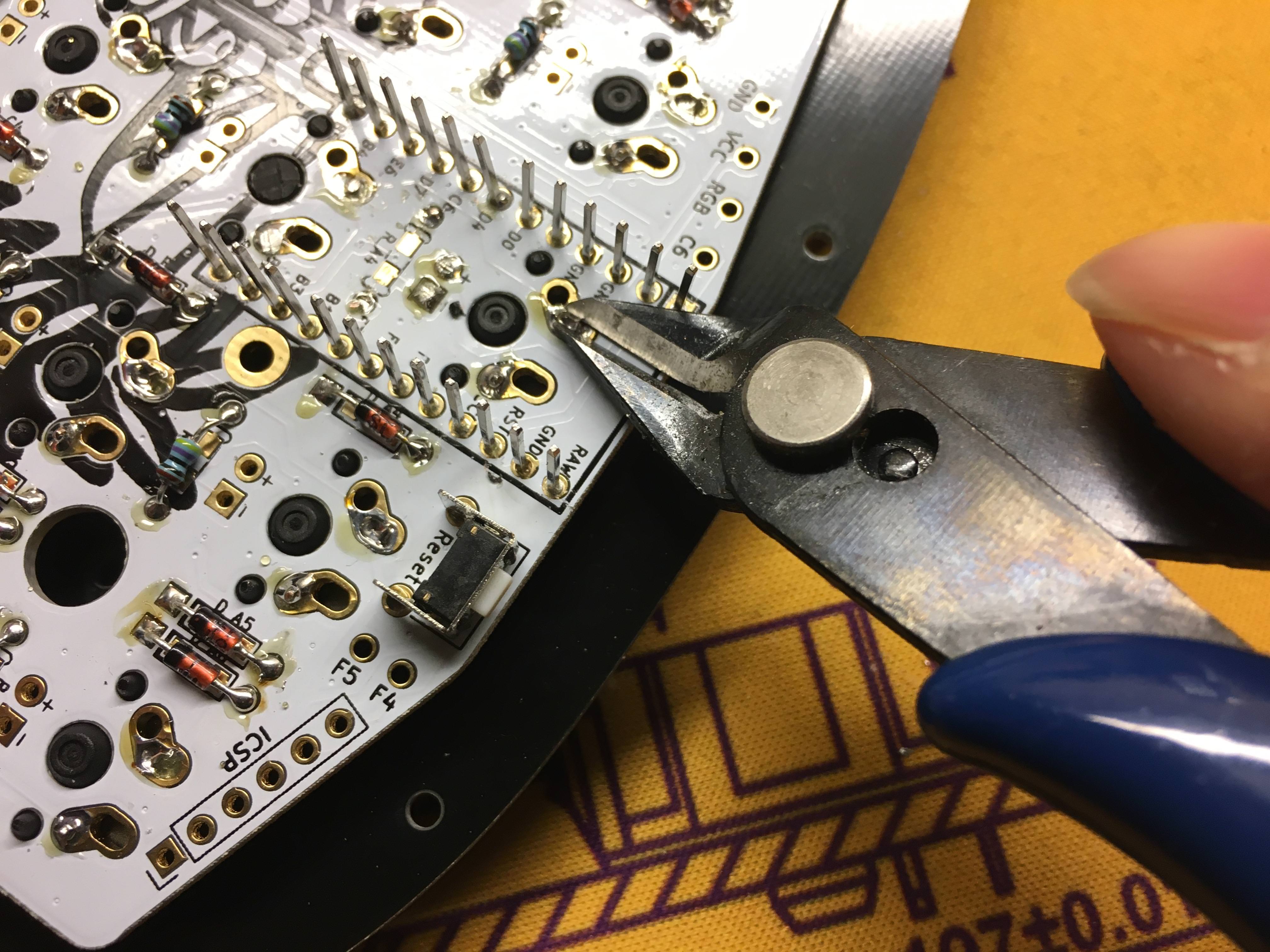 Flush Cutters Trimming Switch Pins