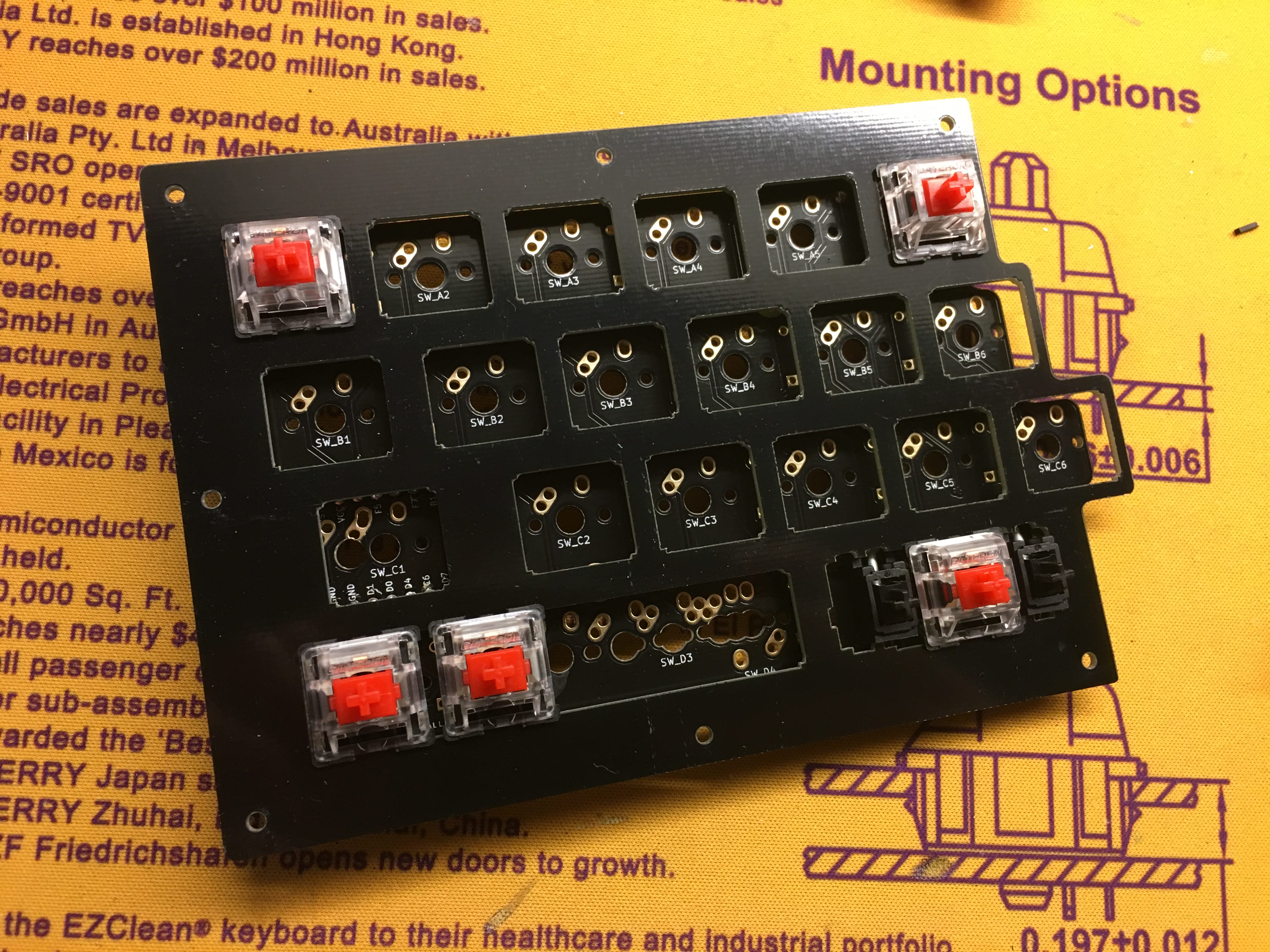 Corner Switches in Switch Plate